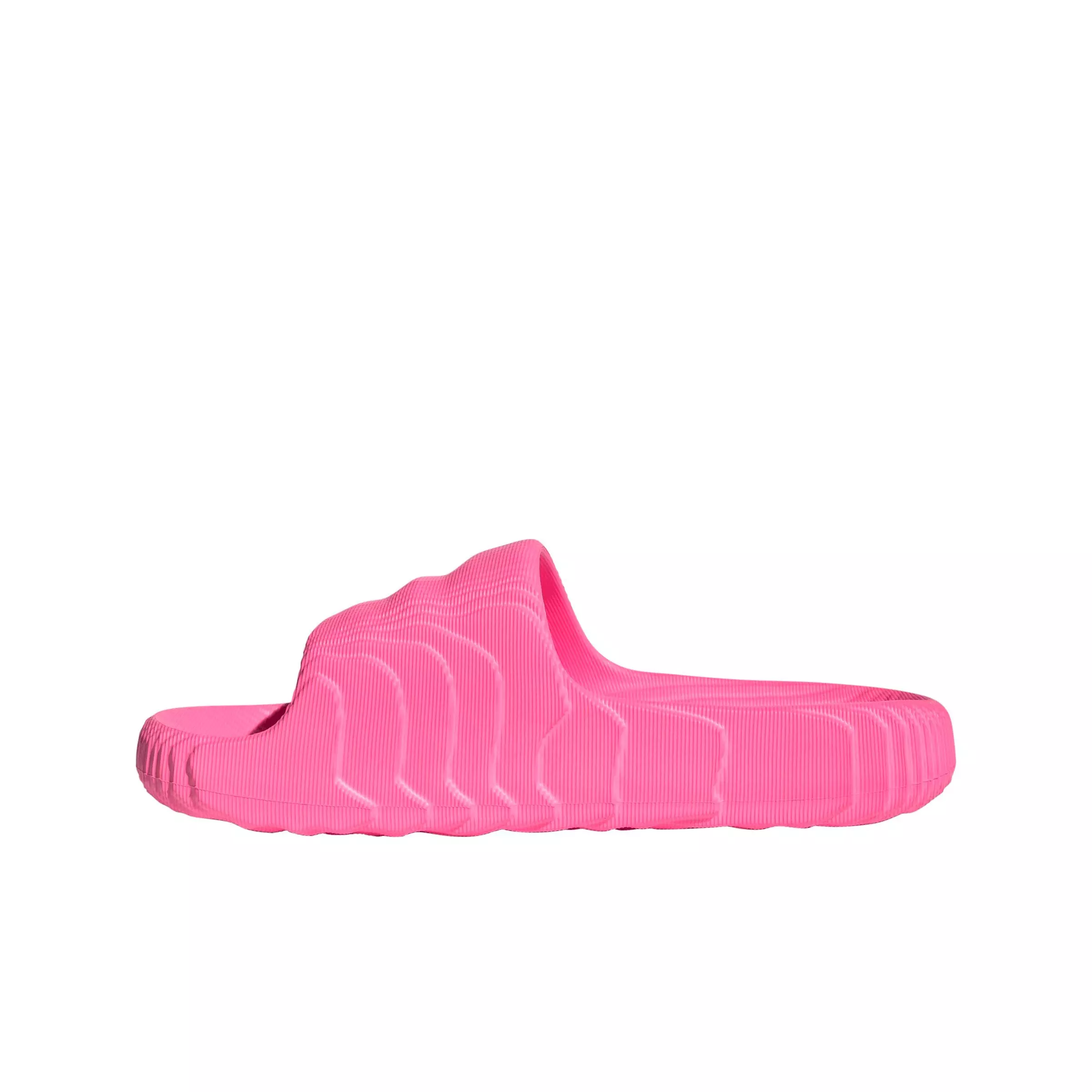 adidas Originals Adilette 22 "Lucid Pink/Core Black/Lucid Pink" Women's Slide - PINK/BLACK/PINK