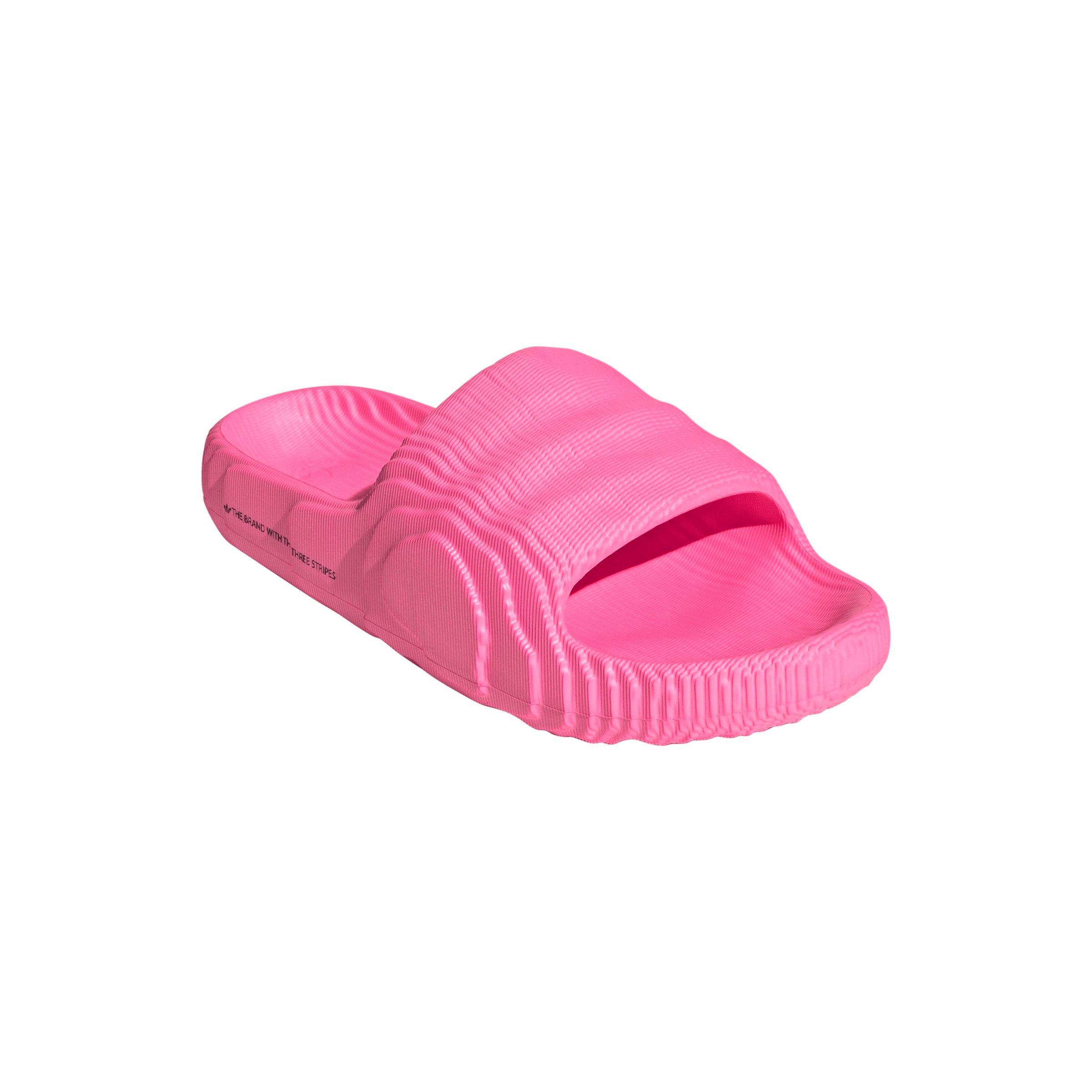 adidas Originals Adilette 22 "Lucid Pink/Core Black/Lucid Pink" Women's Slide - PINK/BLACK/PINK Thumbnail View 3