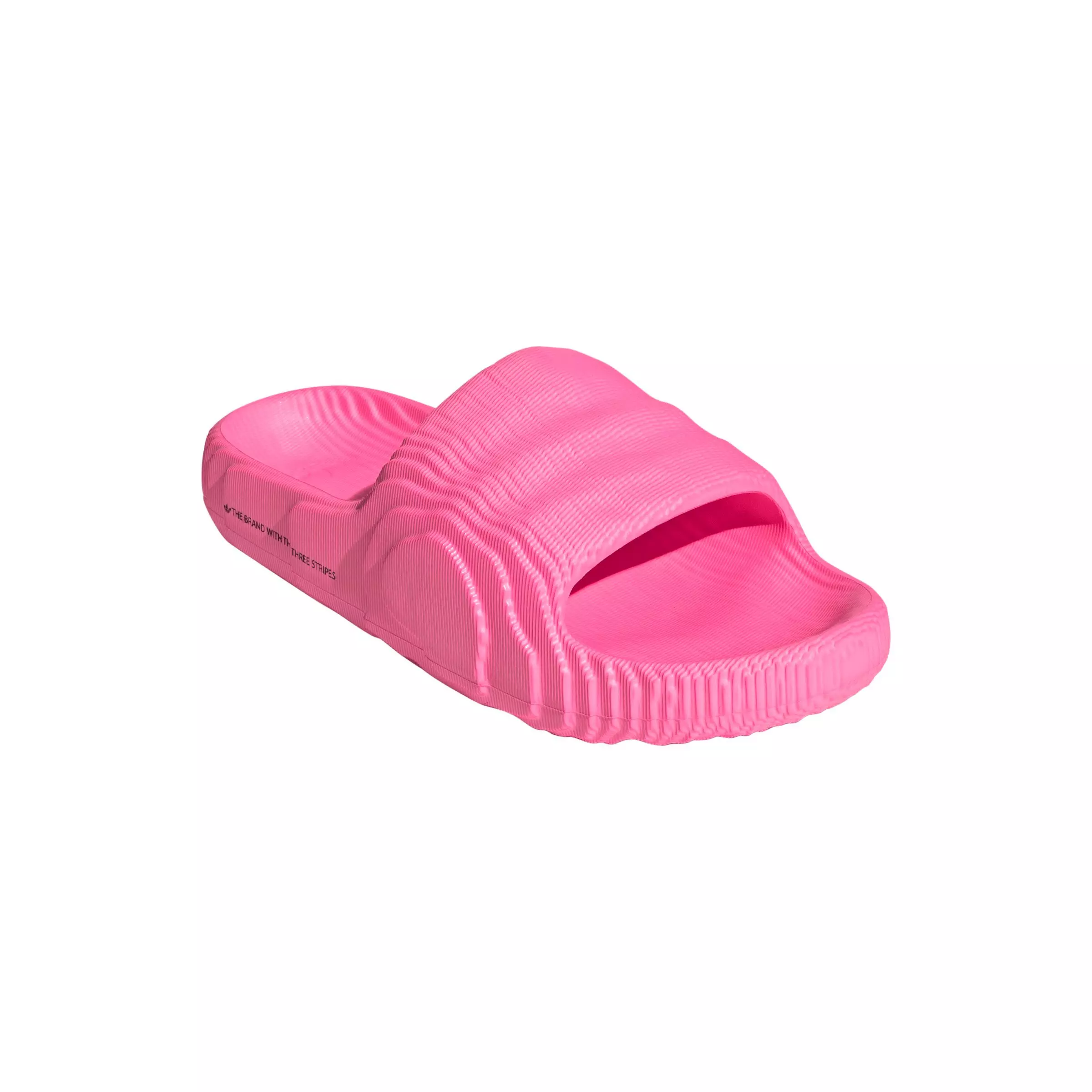 adidas Originals Adilette 22 "Lucid Pink/Core Black/Lucid Pink" Women's Slide - PINK/BLACK/PINK