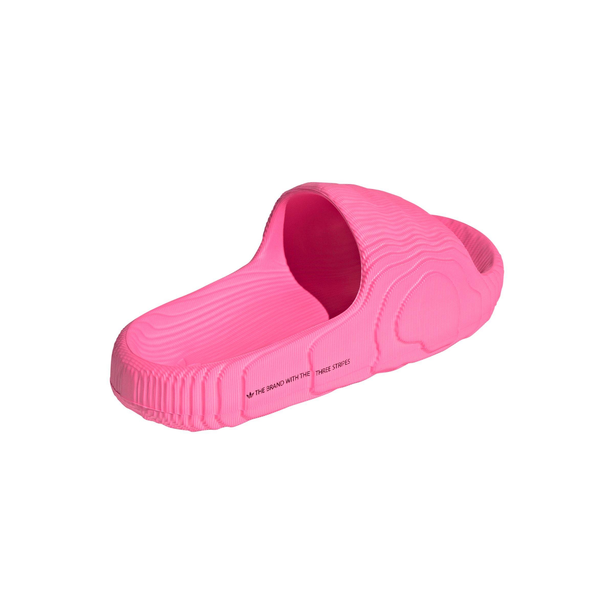 adidas Originals Adilette 22 "Lucid Pink/Core Black/Lucid Pink" Women's Slide - PINK/BLACK/PINK Thumbnail View 4