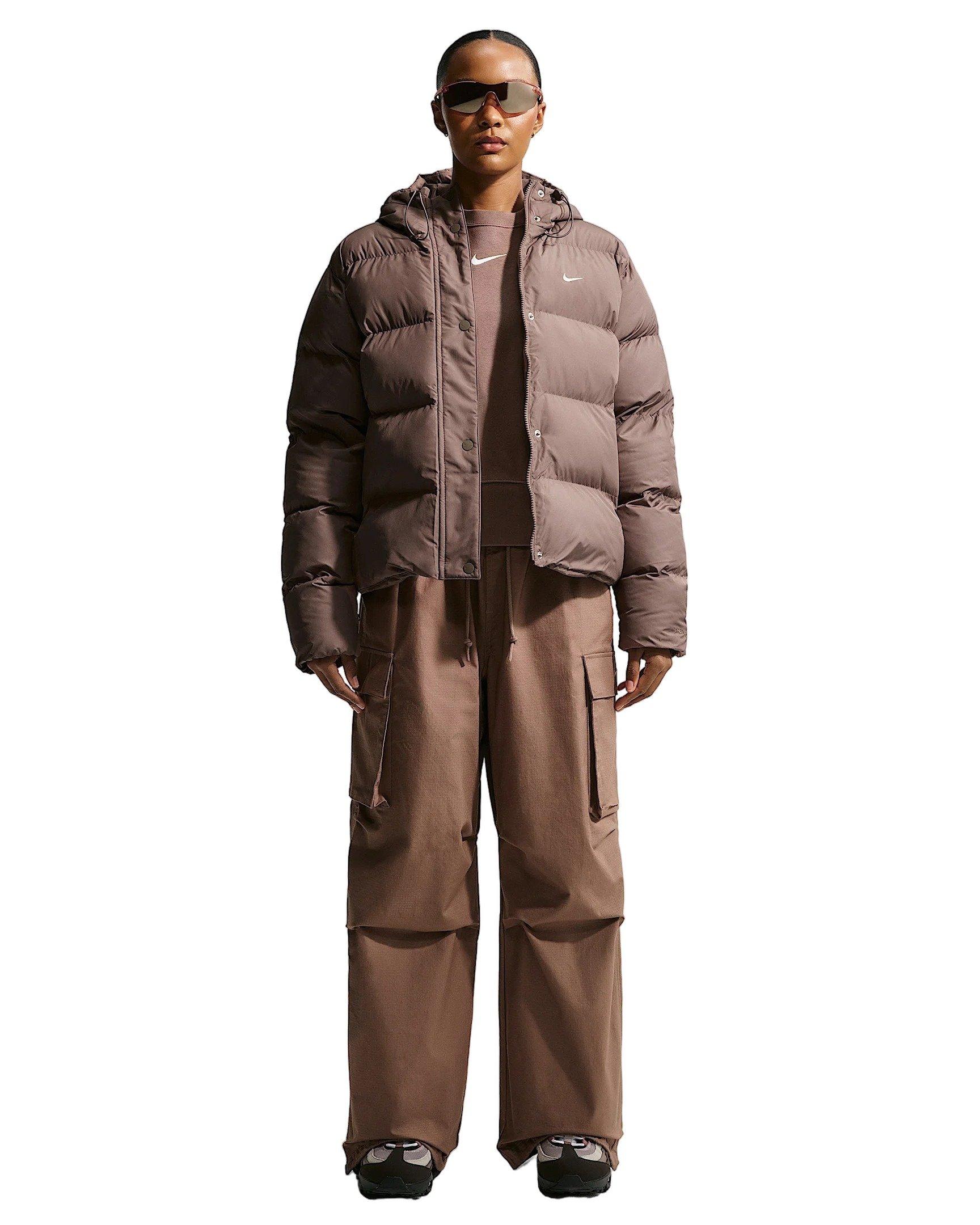 Nike Women's Sportswear Therma-FIT Puffer Jacket - Brown - BROWN Thumbnail View 5