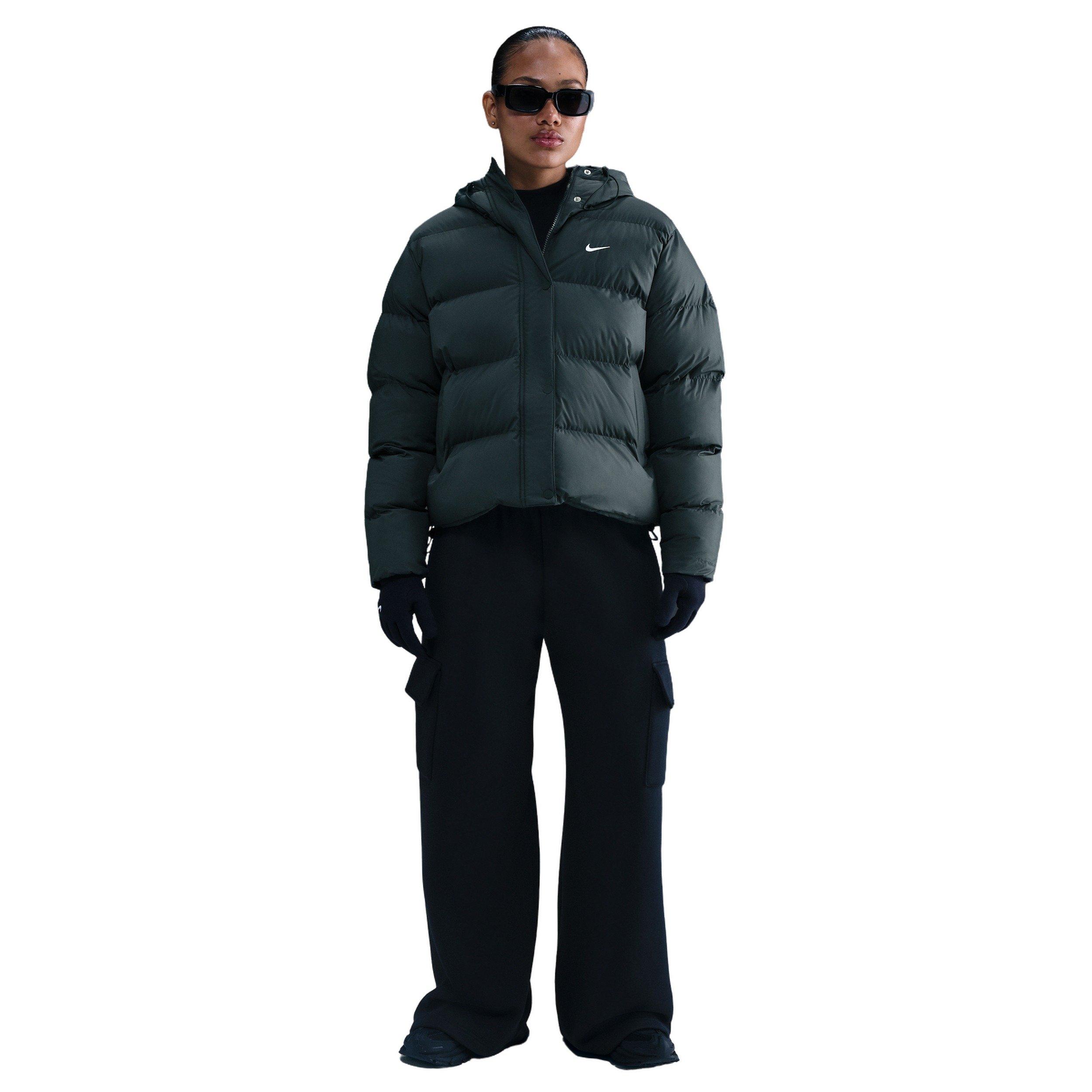 Nike Women's Sportswear Therma-FIT Puffer Jacket - Green - GREEN Thumbnail View 4