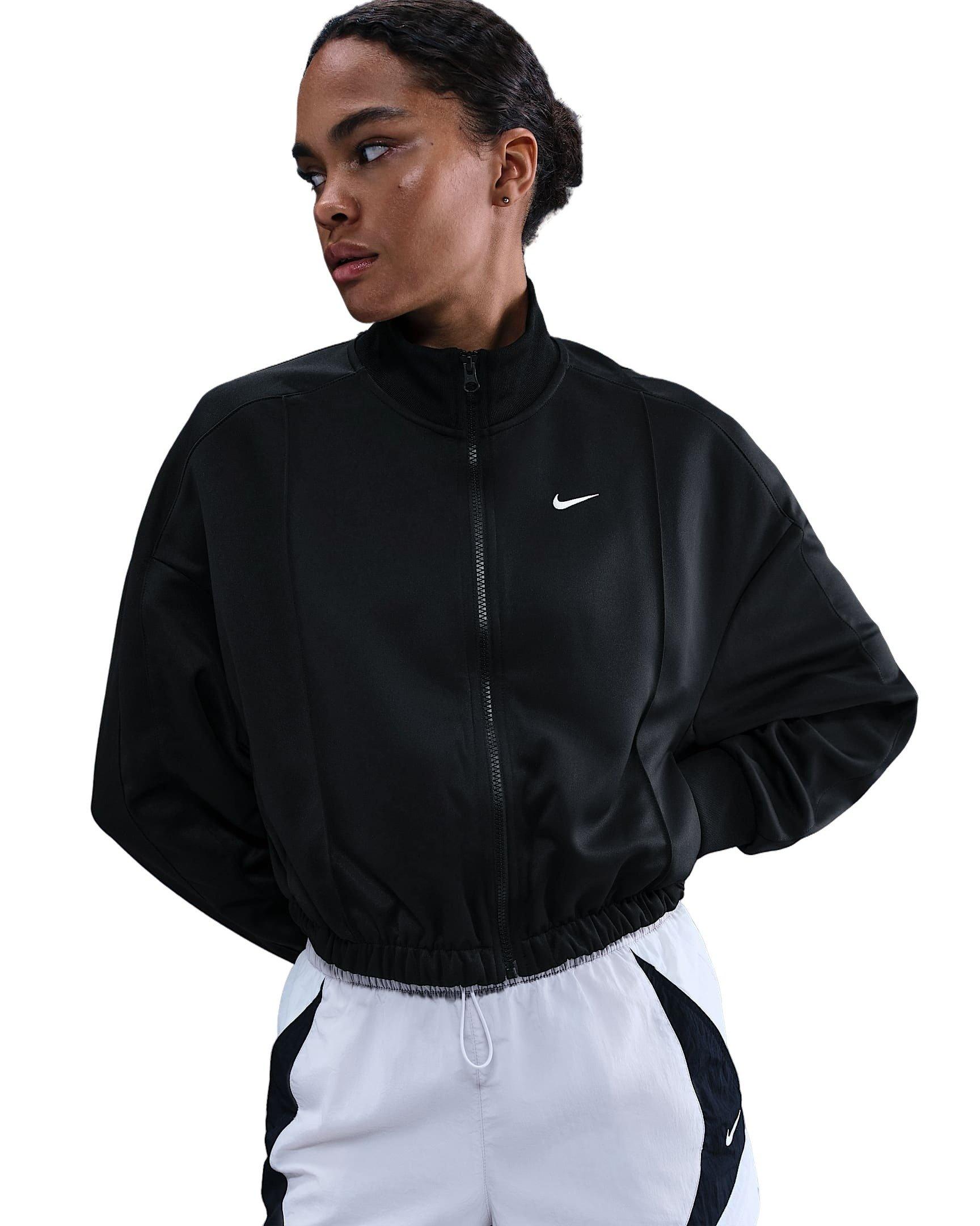 Nike Women's Sportswear Track Jacket - Black - BLACK Thumbnail View 1