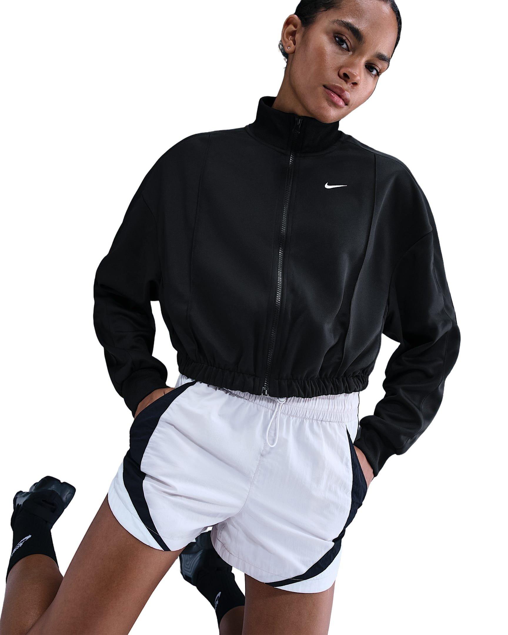 Nike Women's Sportswear Track Jacket - Black - BLACK Thumbnail View 3
