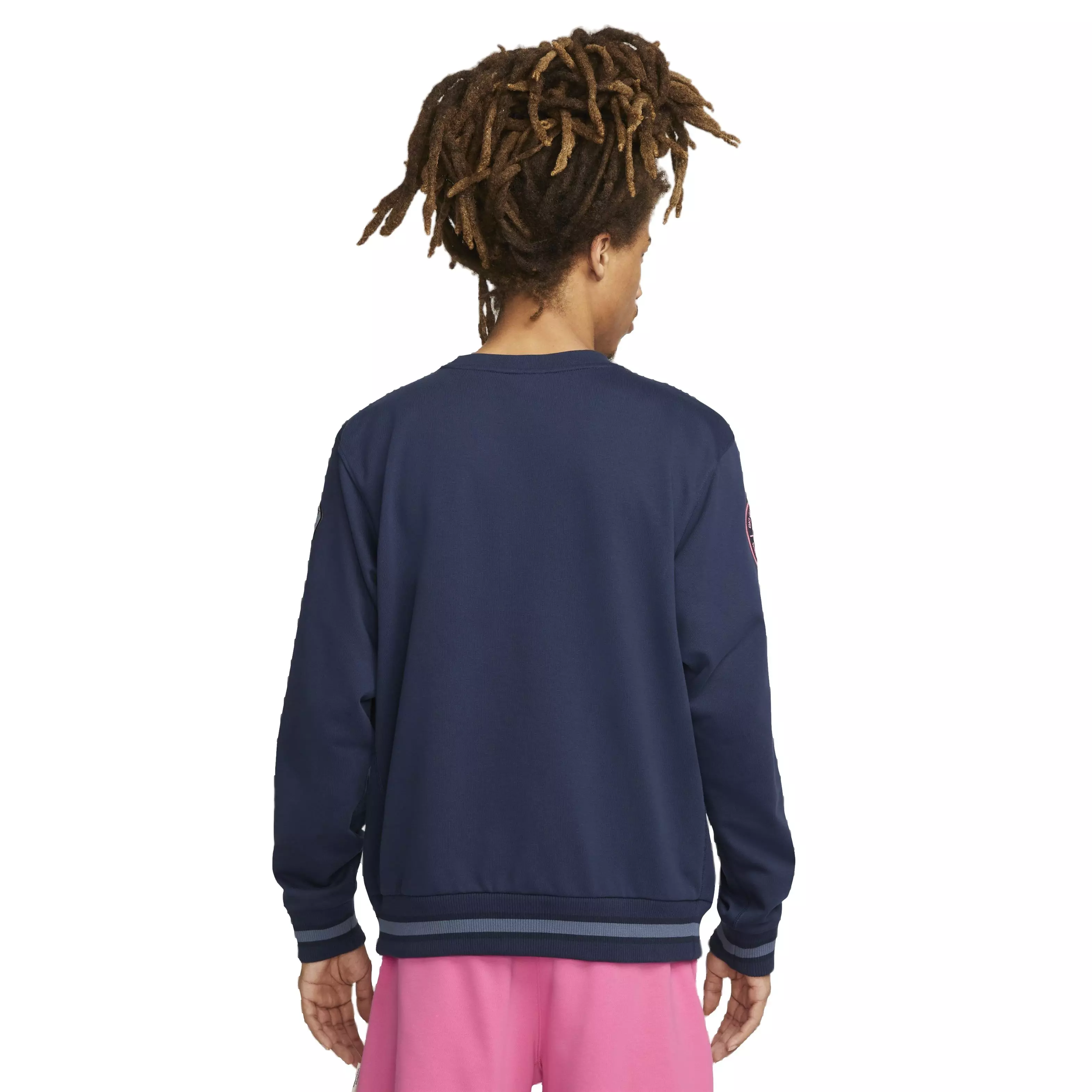 Nike Men's Dri-FIT Standard Issue Crewneck Sweatshirt - BLUE