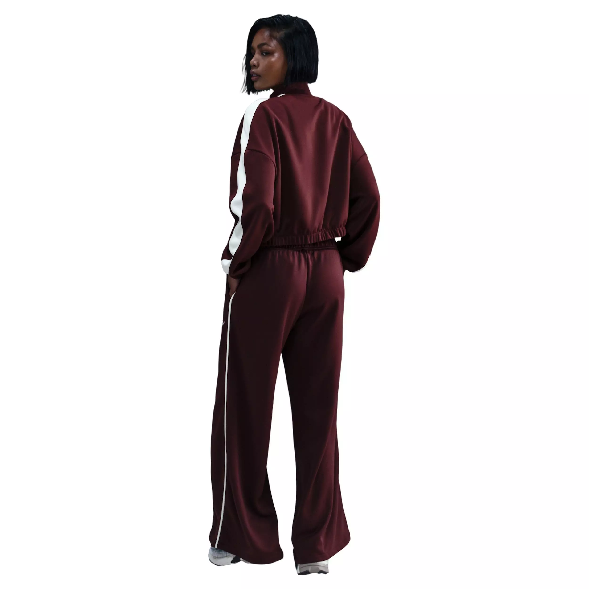 Nike Women's Sportswear Track Jacket - Burgundy - BURGUNDY