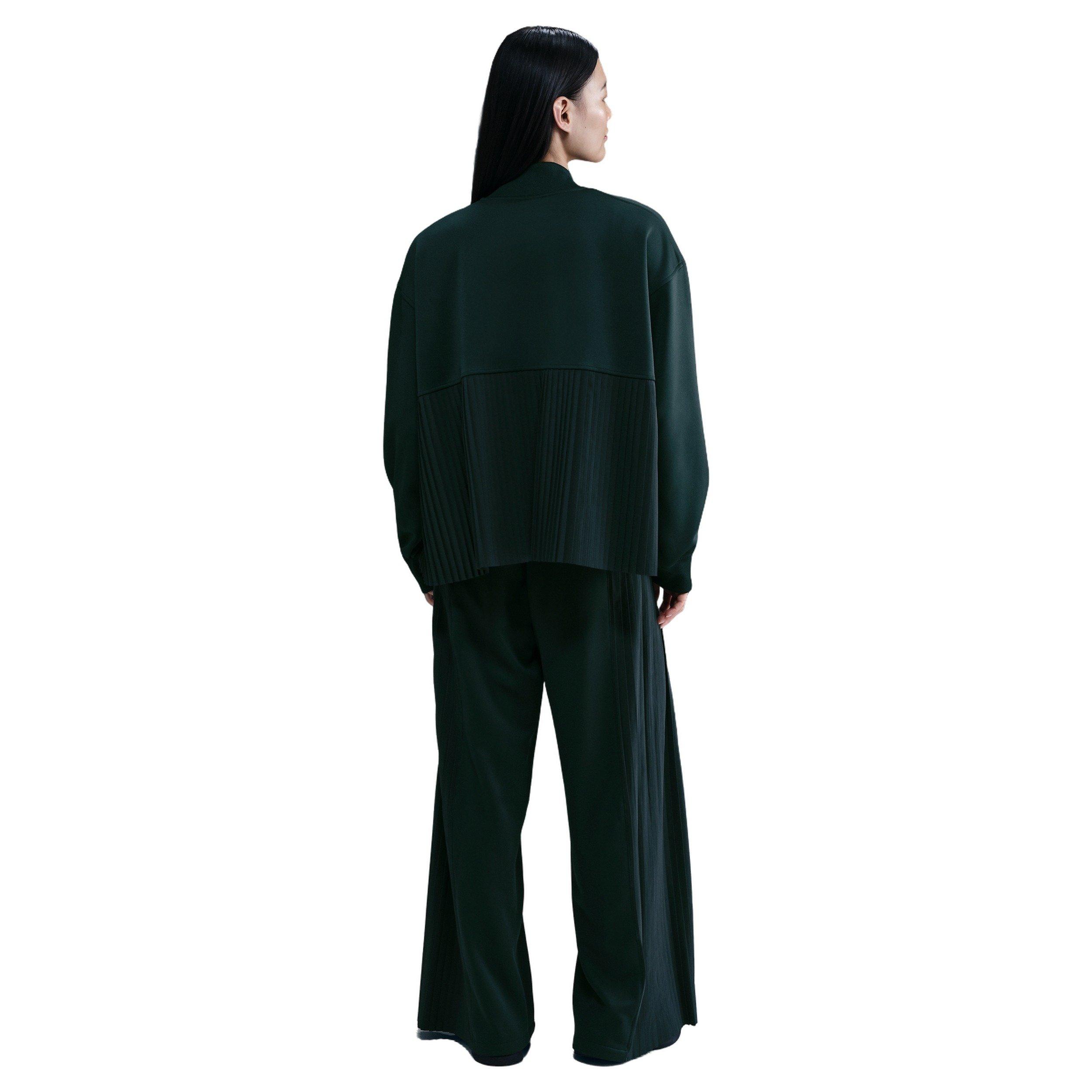 Nike Women's Sportswear Pleated Jacket - Green - GREEN Thumbnail View 5