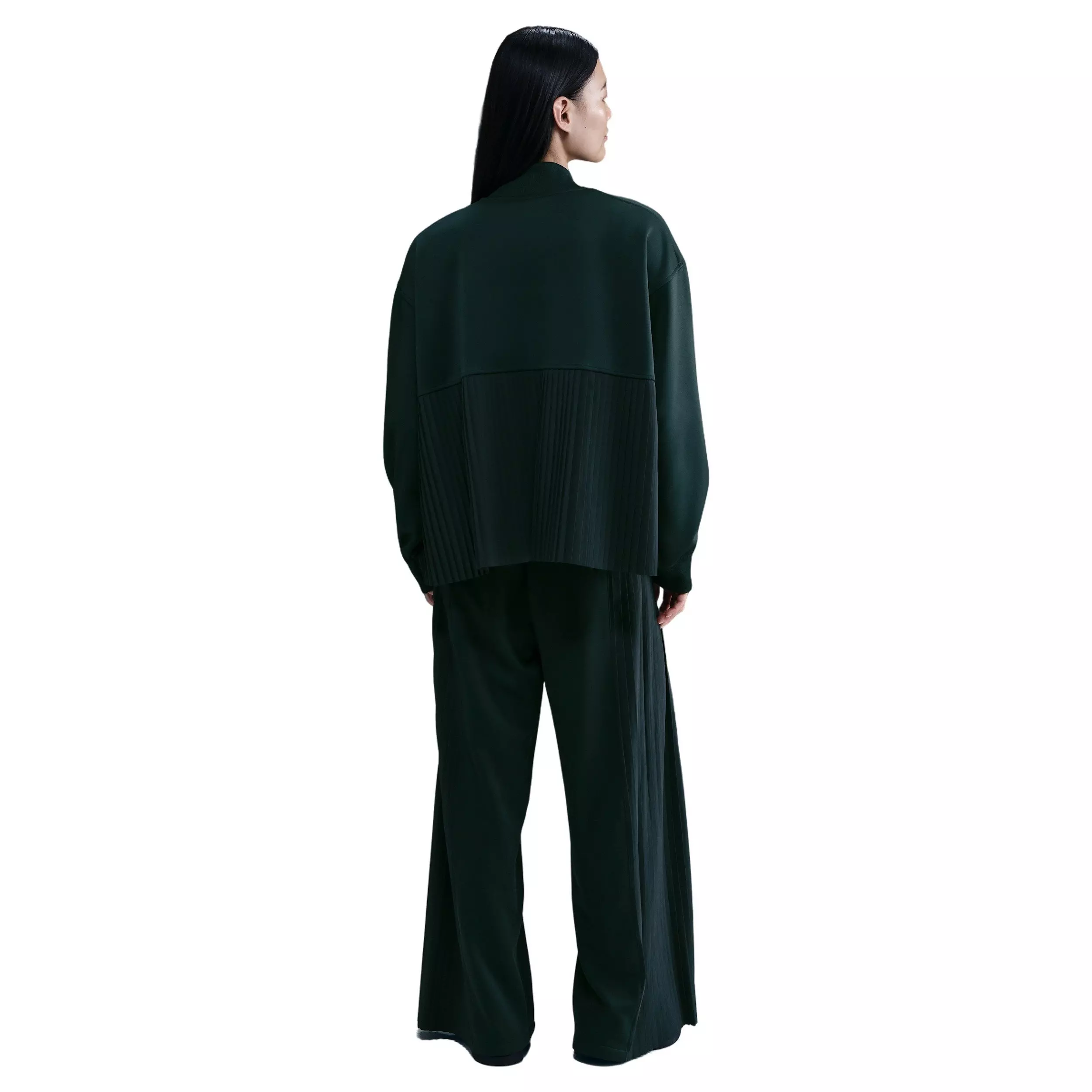 Nike Women's Sportswear Pleated Jacket - Green - GREEN