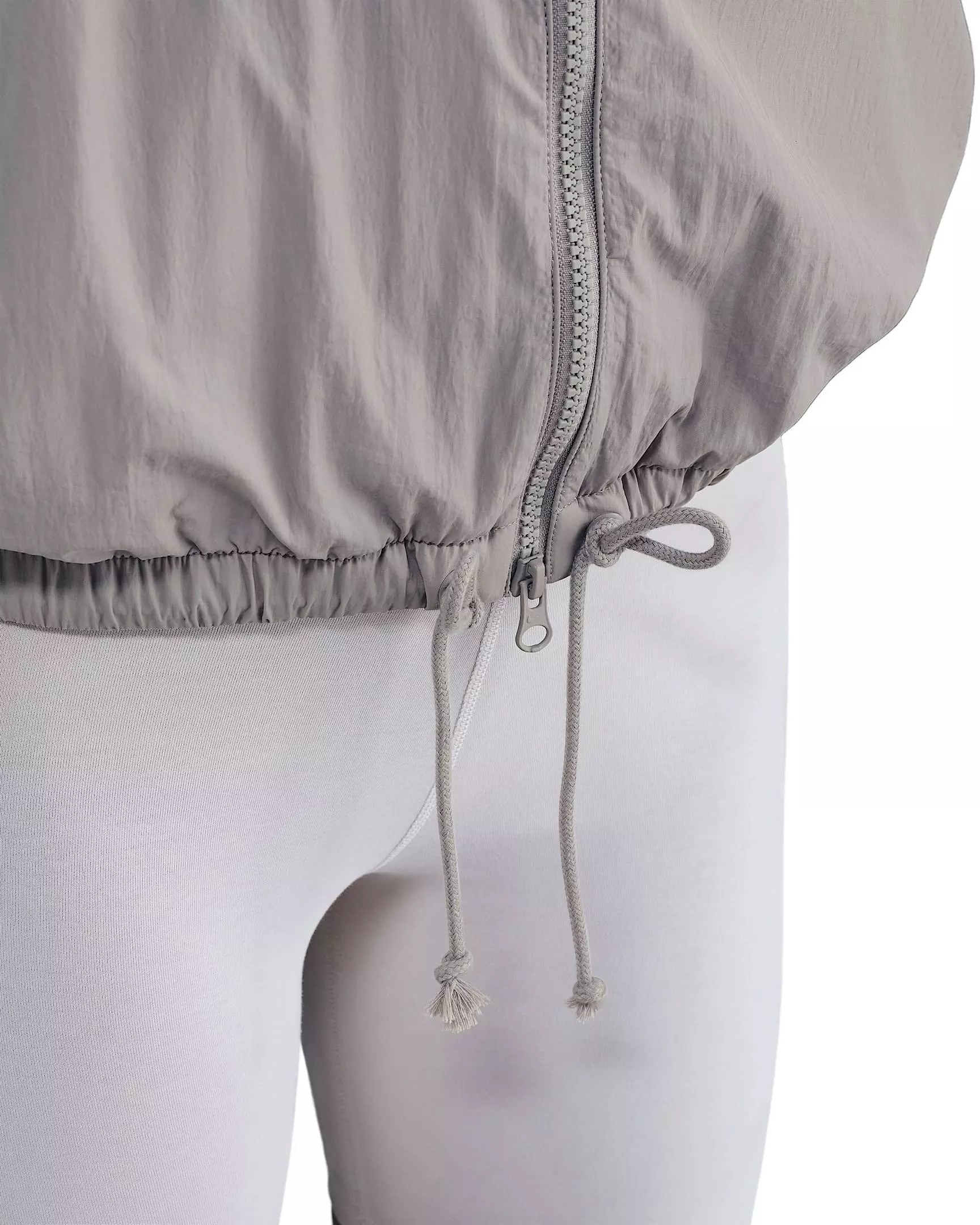 Nike Women's Sportswear Windrunner Oversized Jacket -Grey - GREY