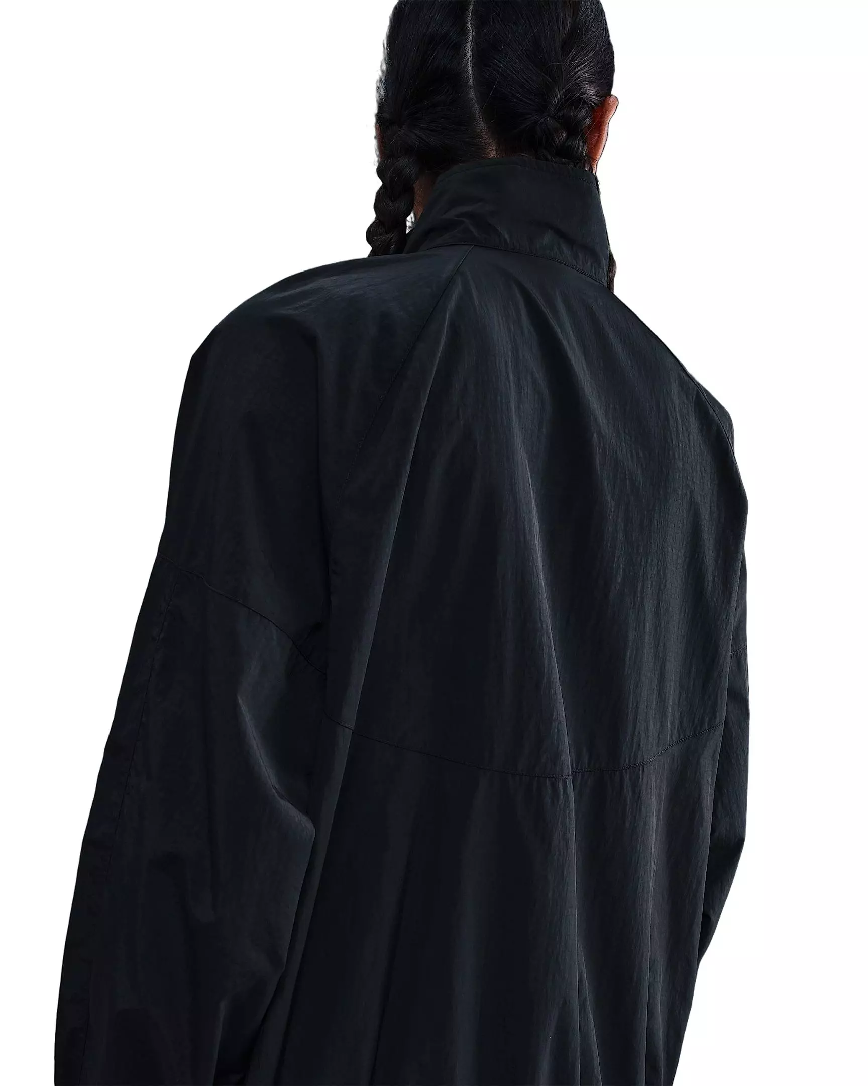 Nike Women's Sportswear Windrunner Oversized Jacket - Black - BLACK