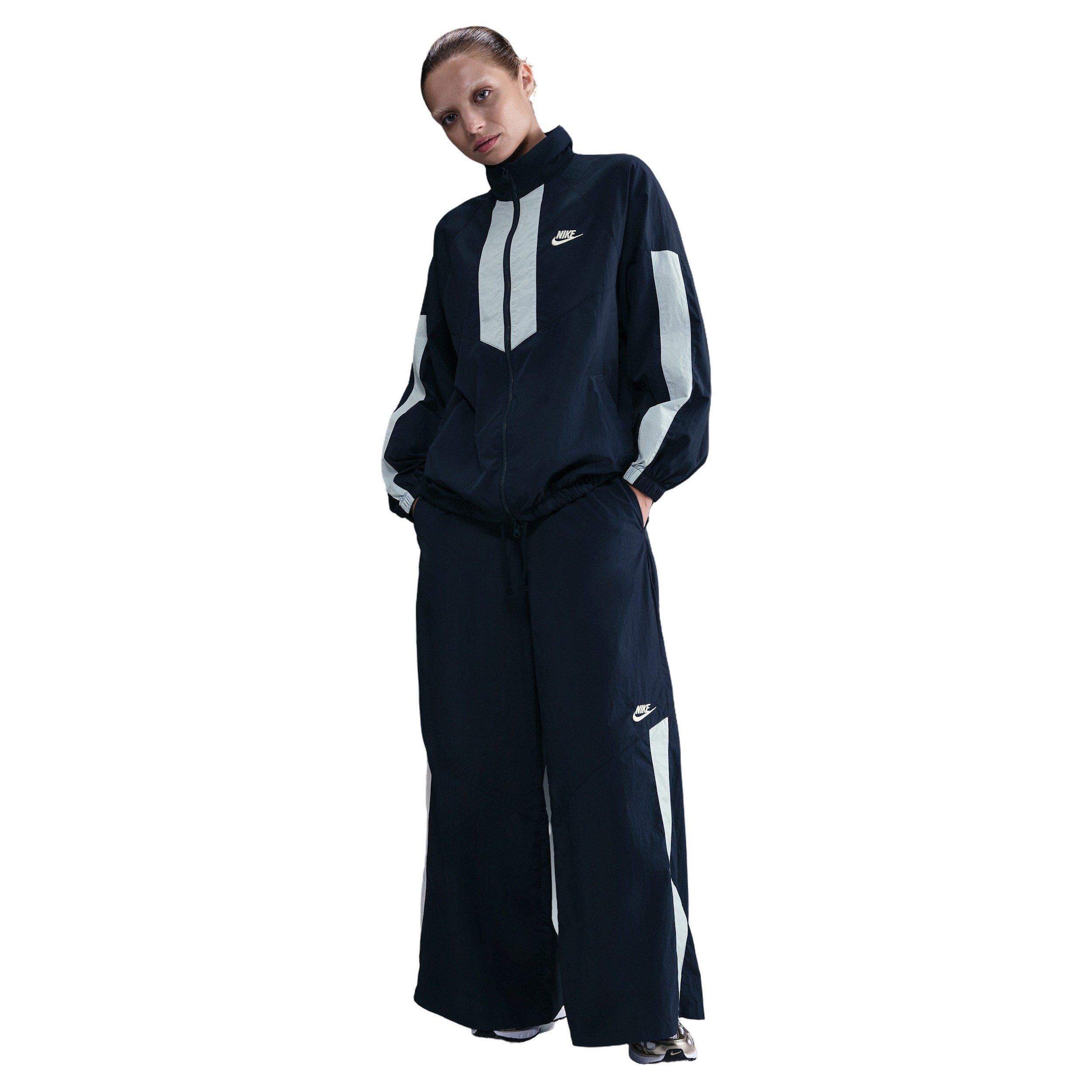 Nike Women's Sportswear Windrunner Oversized Jacket - Navy - NAVY Thumbnail View 4