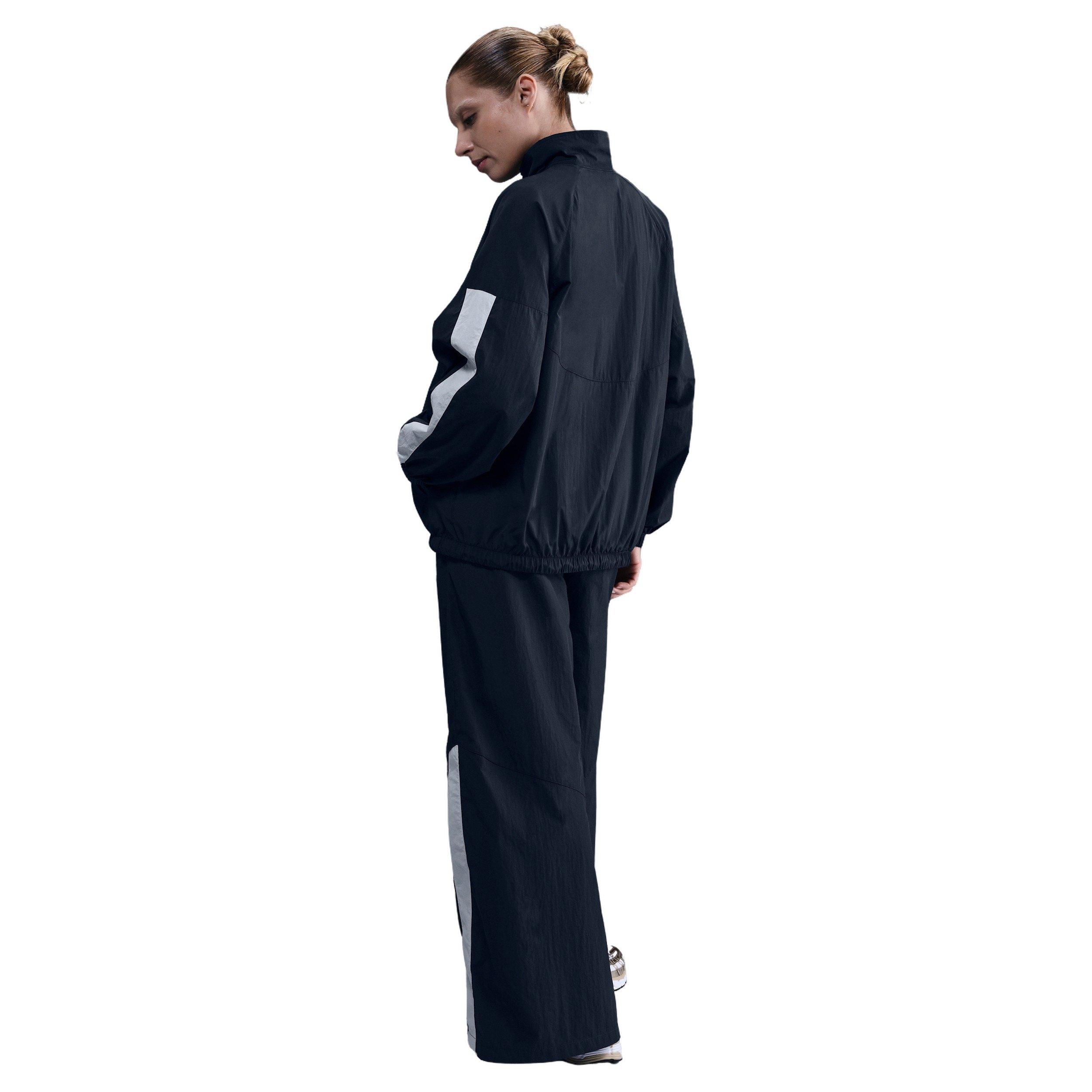 Nike Women's Sportswear Windrunner Oversized Jacket -Navy - NAVY Thumbnail View 5