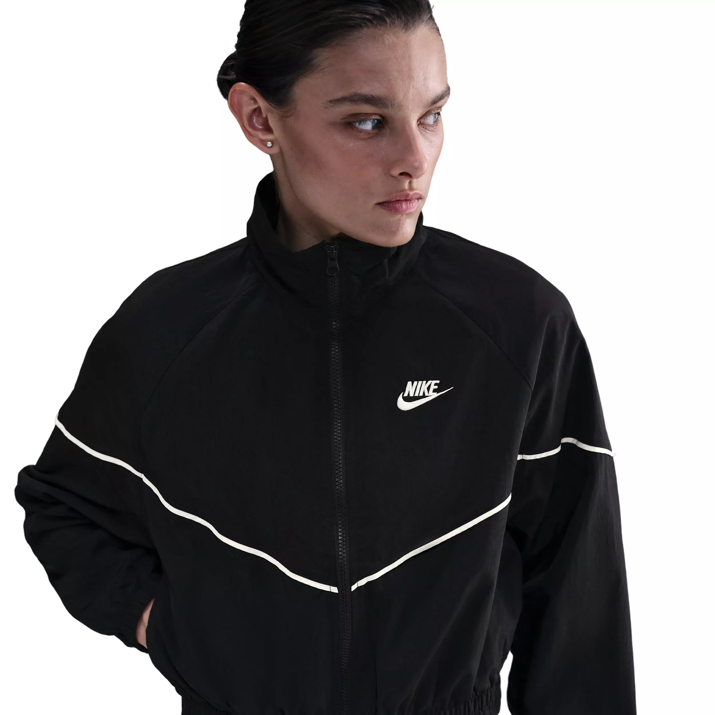 Nike Women's Sportswear Windrunner Woven Jacket - Black - BLACK