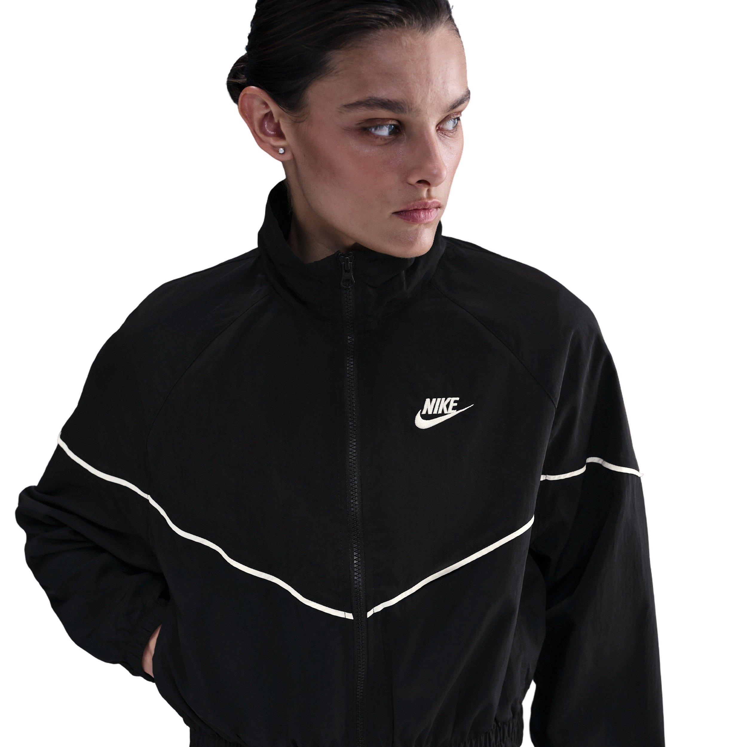 Nike Women's Sportswear Windrunner Woven Jacket -Black - BLACK Thumbnail View 1
