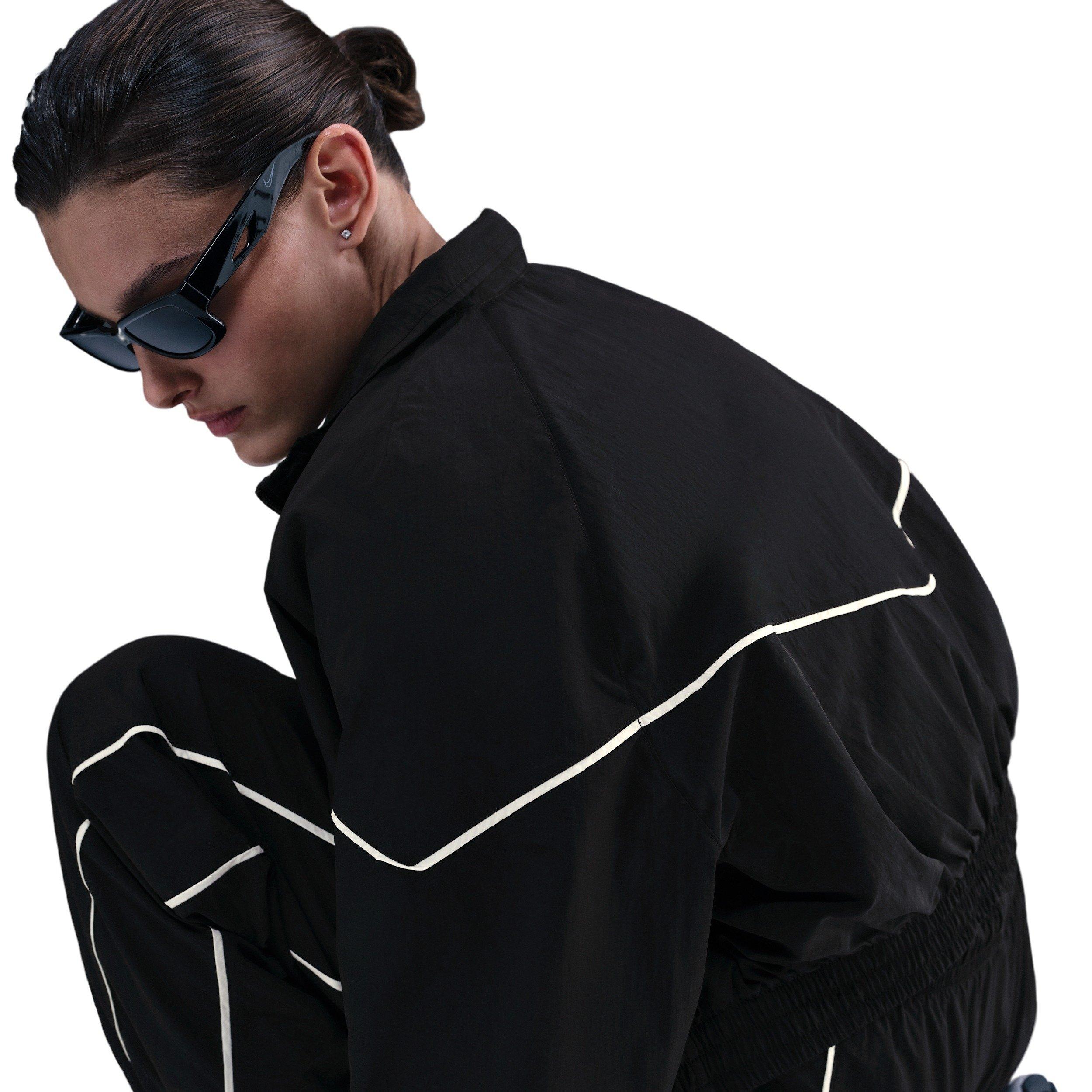 Nike Women's Sportswear Windrunner Woven Jacket -Black - BLACK Thumbnail View 2