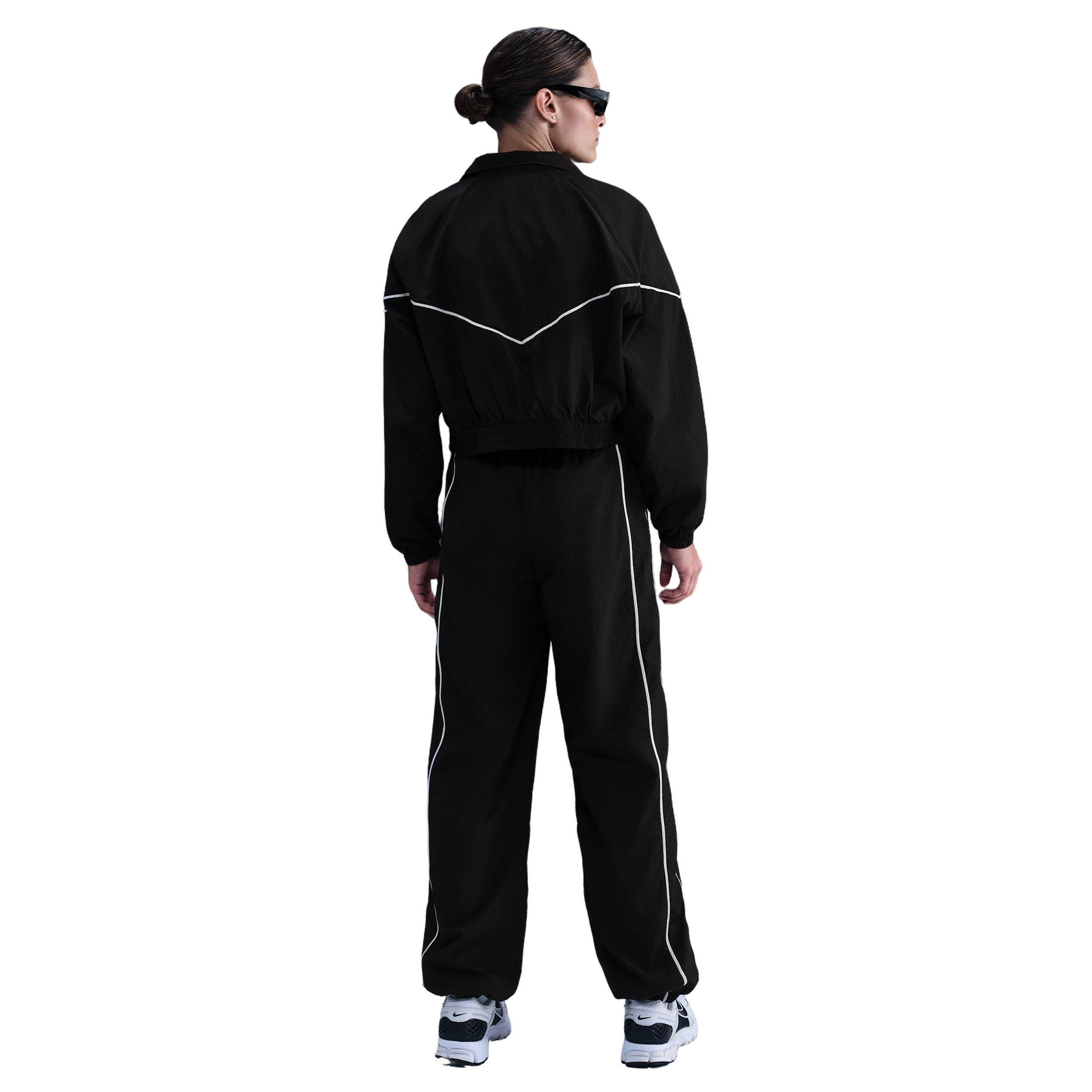 Nike Women's Sportswear Windrunner Woven Jacket - Black - BLACK Thumbnail View 5