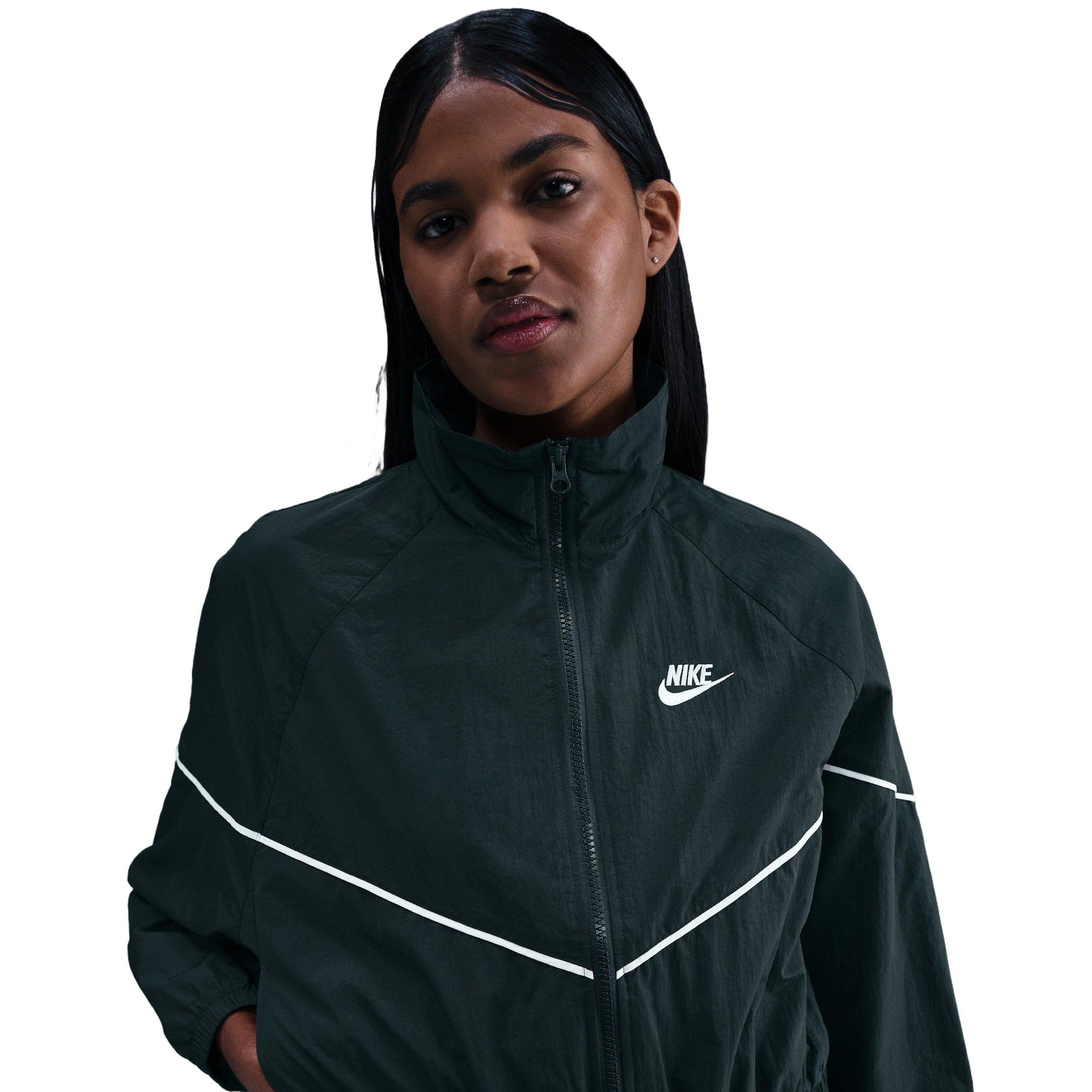 Nike Women's Sportswear Windrunner Woven Jacket -Seaweed Green - SEAWEED GREEN Thumbnail View 1
