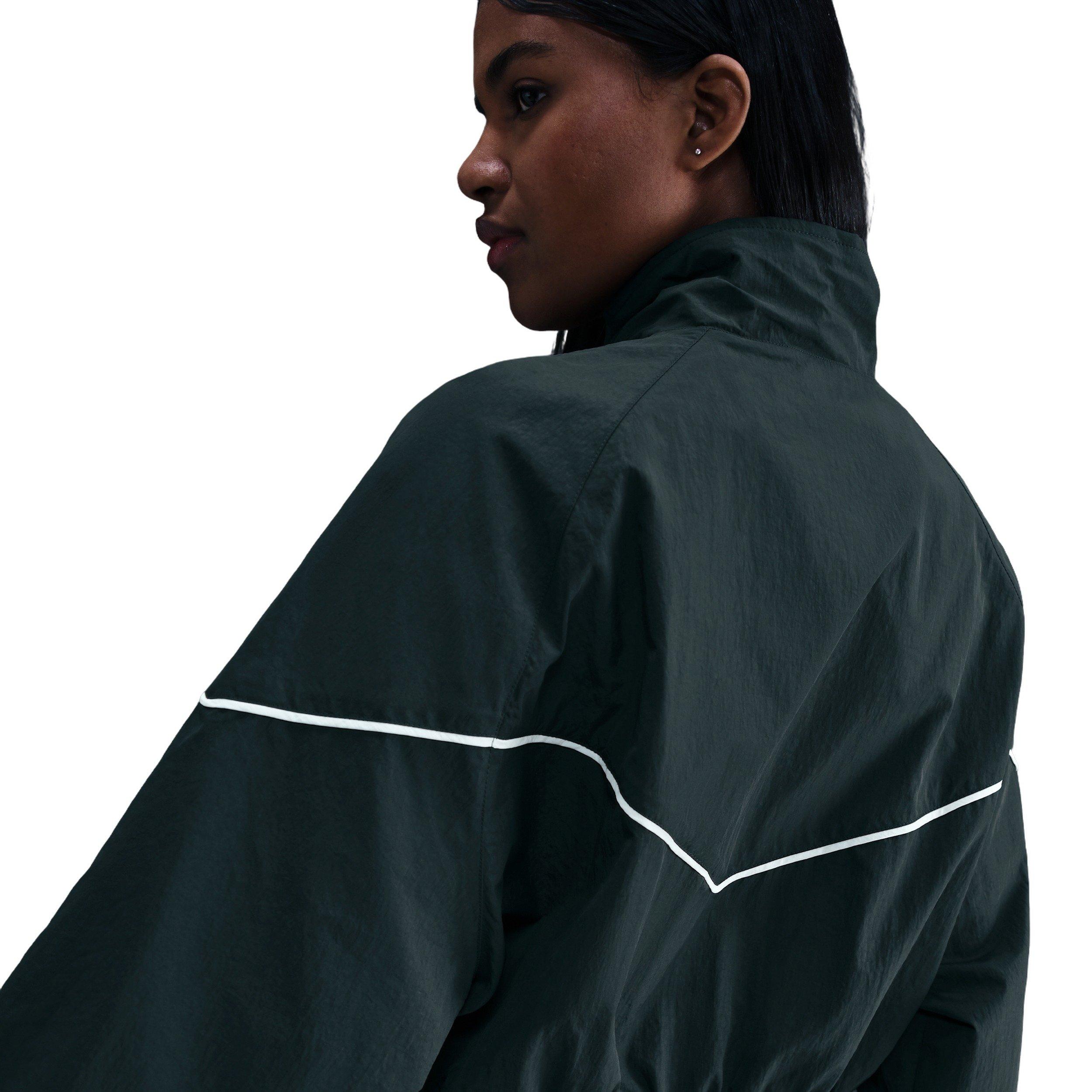 Nike Women's Sportswear Windrunner Woven Jacket - Seaweed Green - SEAWEED GREEN Thumbnail View 2