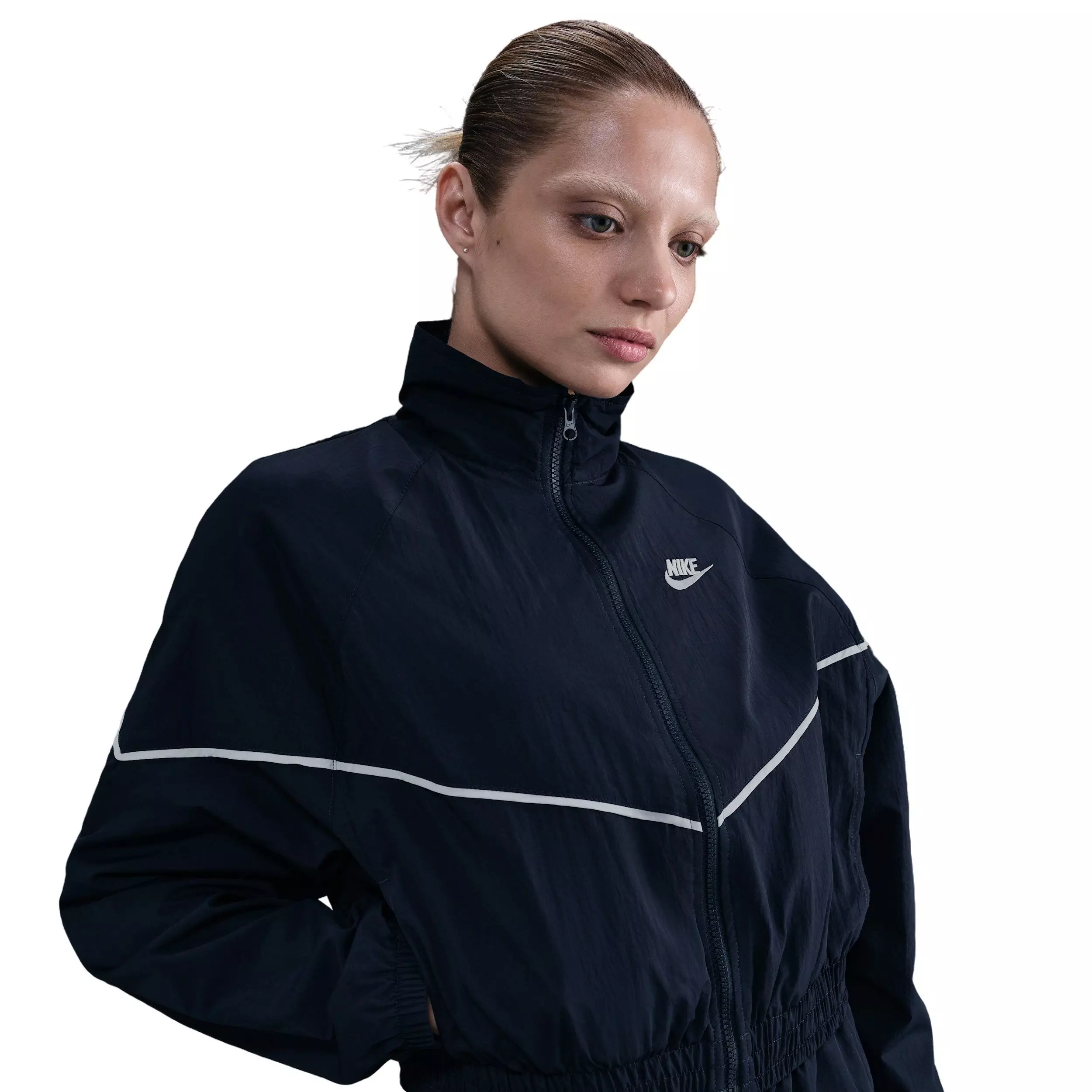 Nike Women's Sportswear Windrunner Woven Jacket - Navy - NAVY