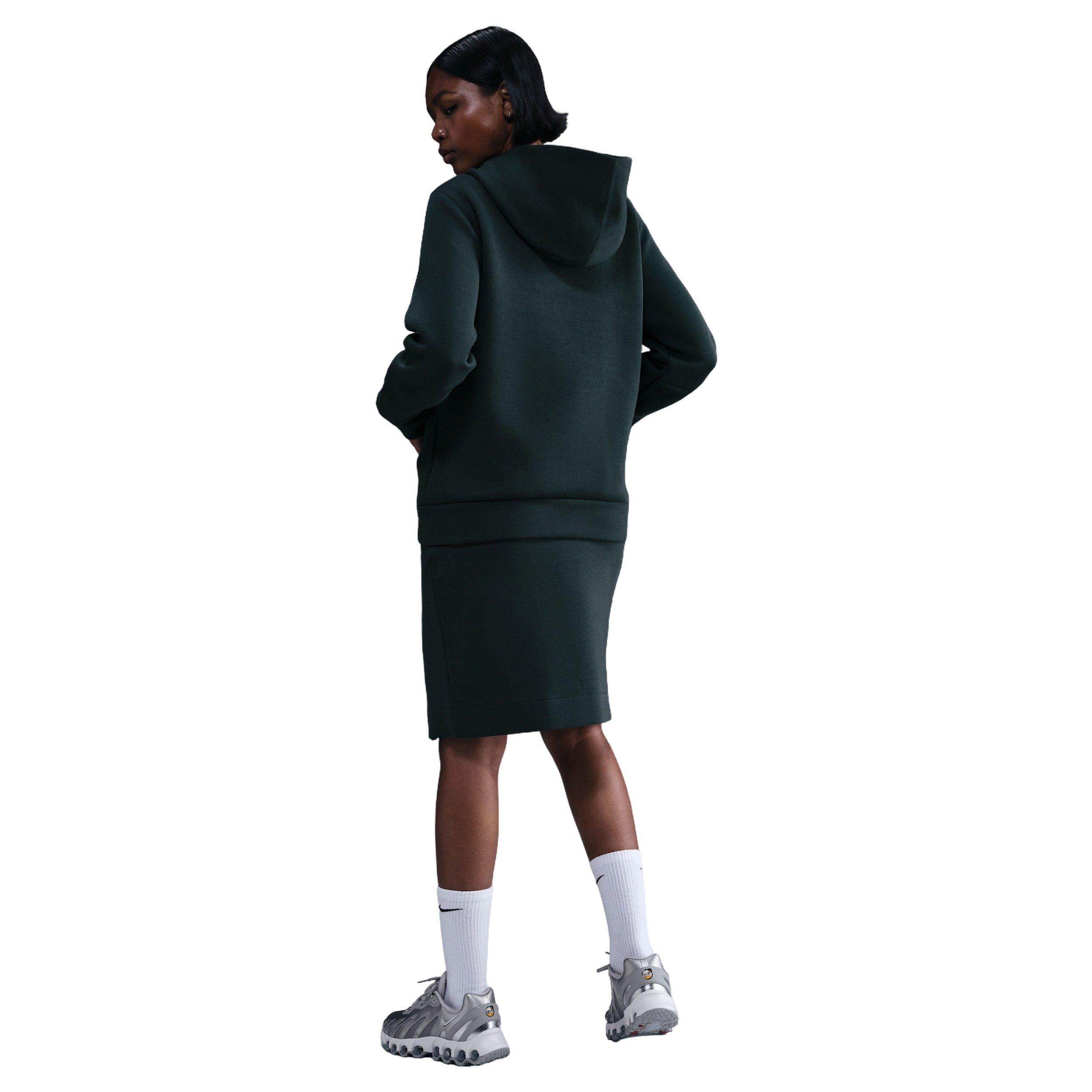 Nike Women's Sportswear Tech Fleece Skirt -Seaweed Green - SEAWEED GREEN Thumbnail View 2