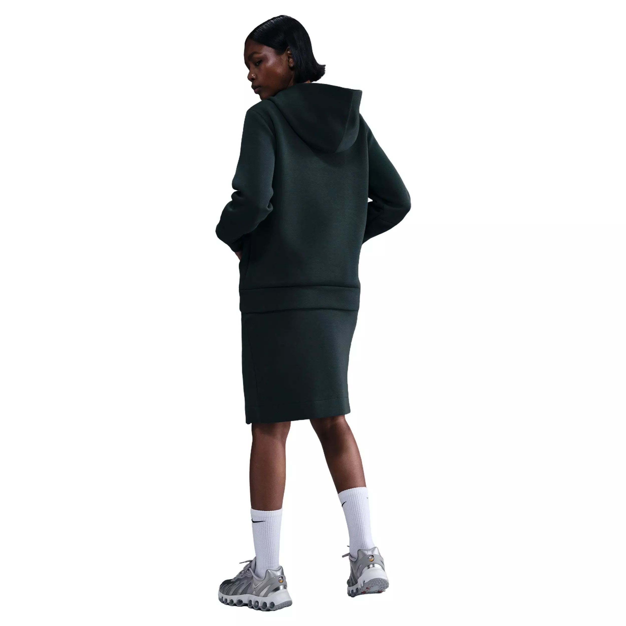 Nike Women's Sportswear Tech Fleece Skirt -Seaweed Green - SEAWEED GREEN