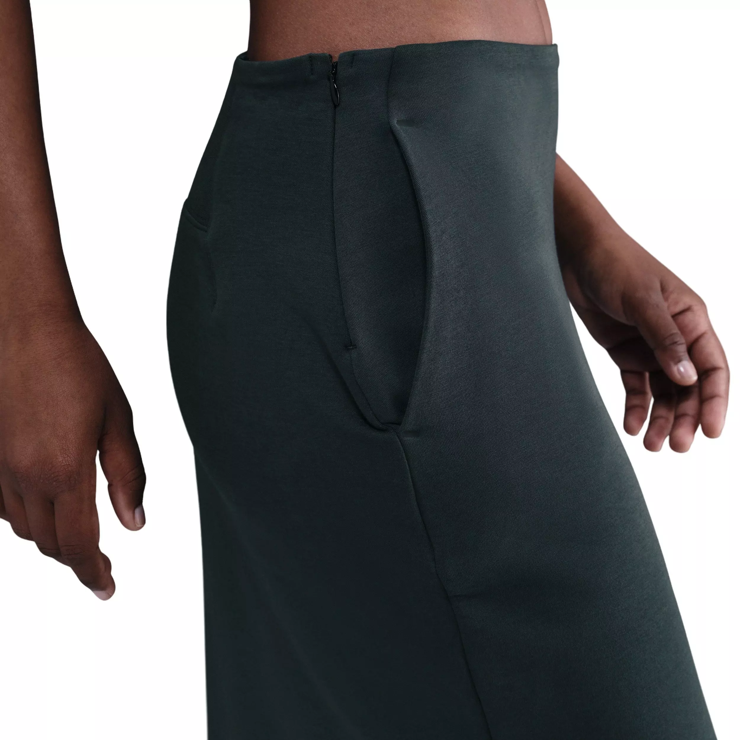 Nike Women's Sportswear Tech Fleece Skirt -Seaweed Green - SEAWEED GREEN