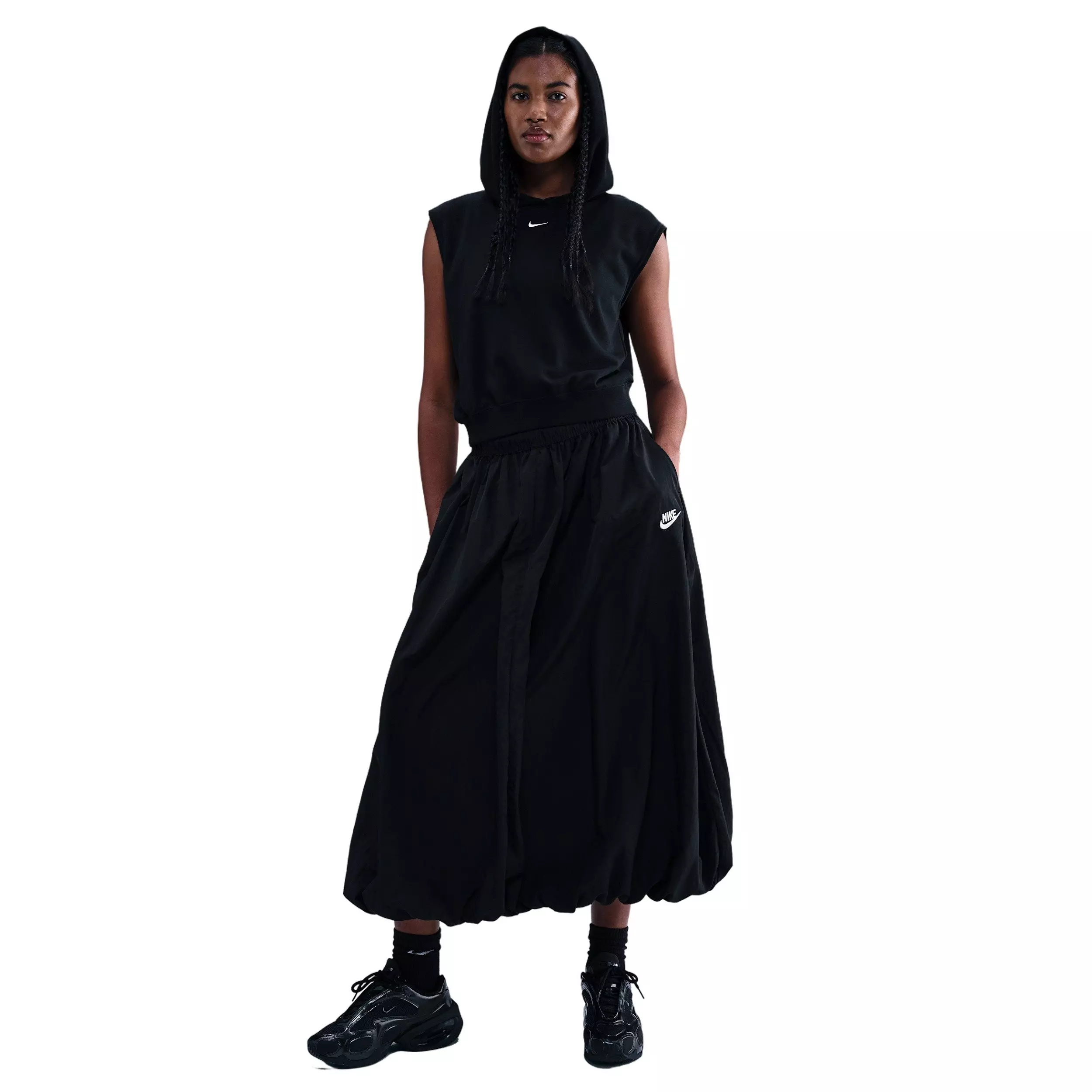 Nike Women's Sportswear Windrunner Skirt - Black - BLACK