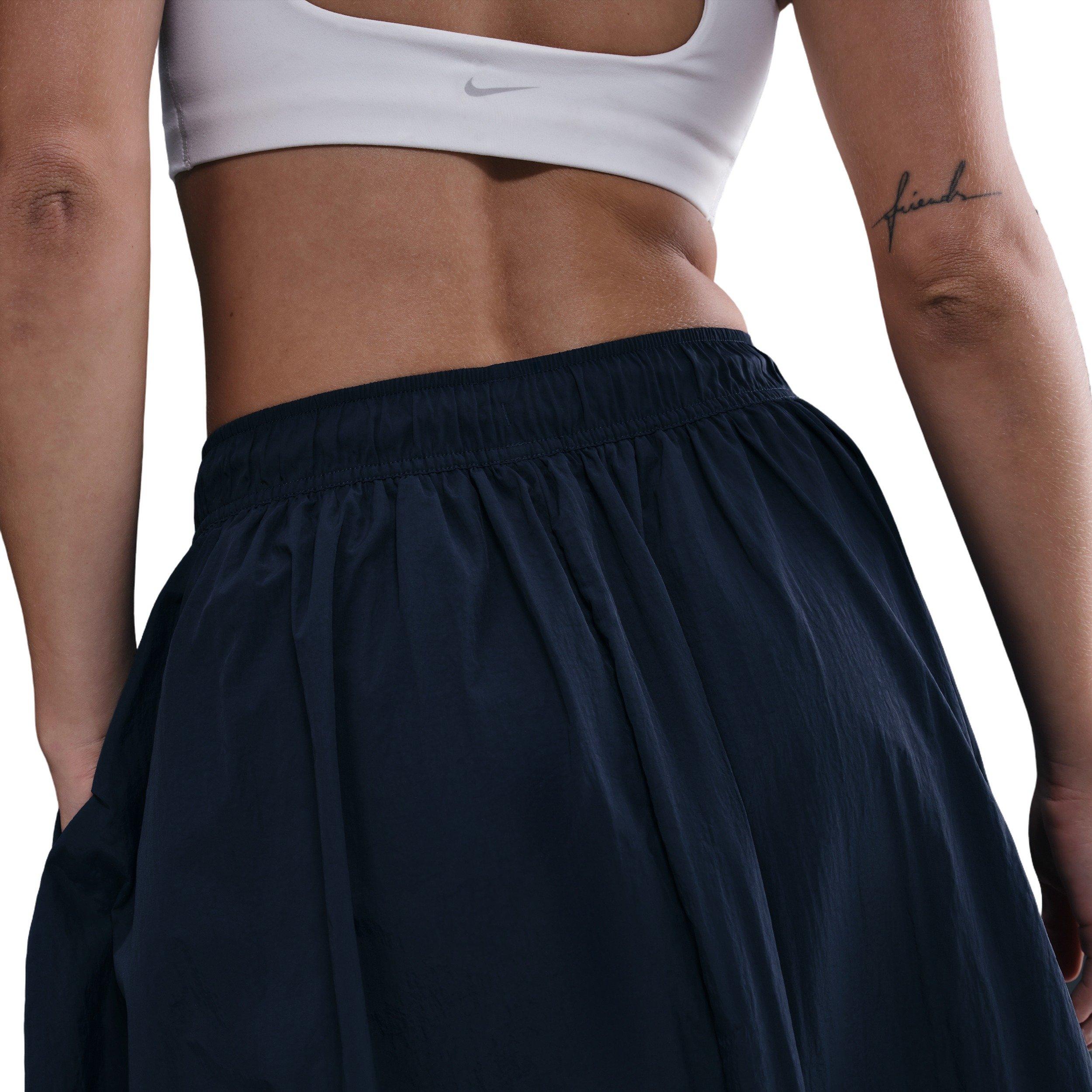 Nike Women's Sportswear Windrunner Skirt - Navy - NAVY Thumbnail View 4