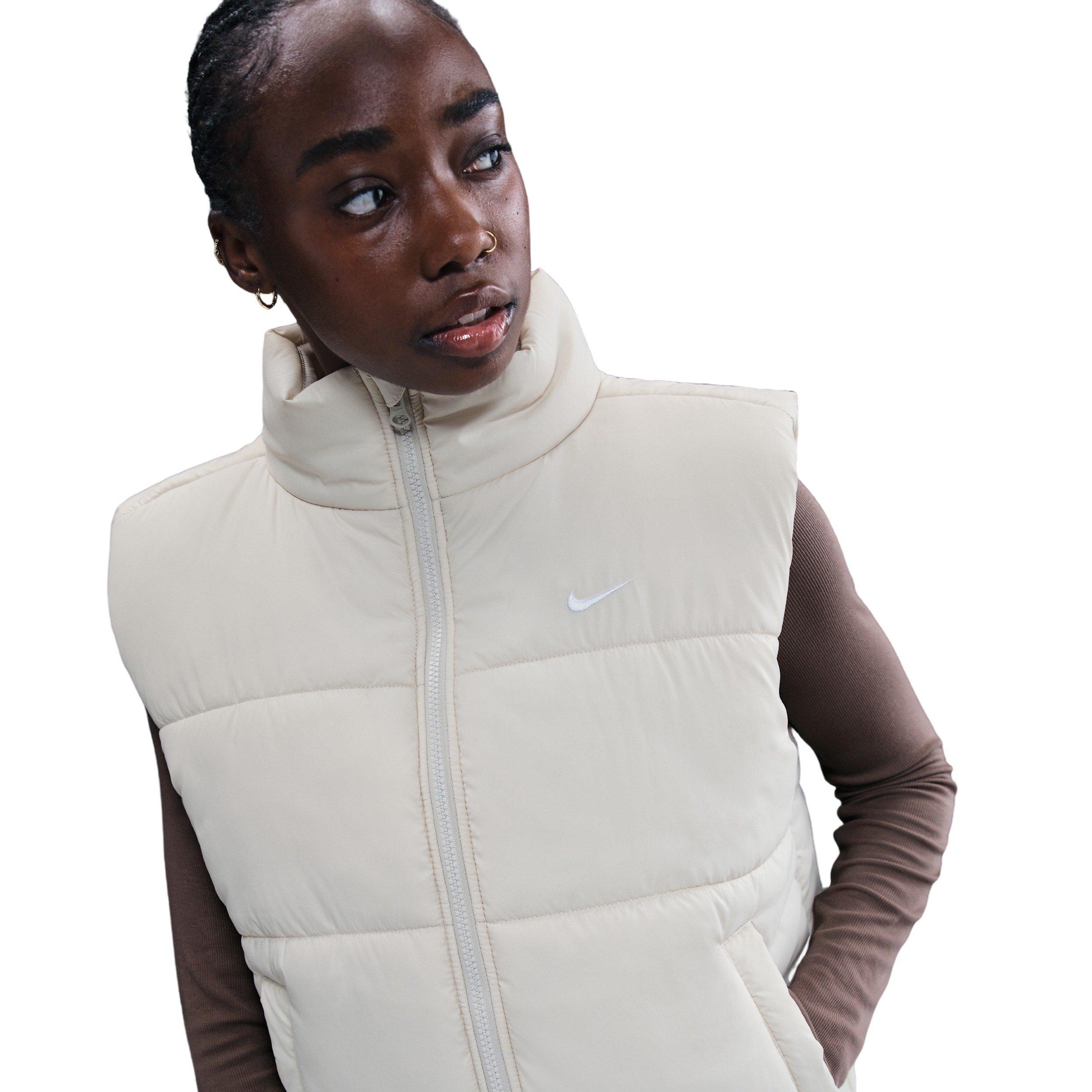 Nike Women's Sportswear Classic Puffer Therma-FIT Loose Vest -Lt Bone - LT BONE Thumbnail View 1