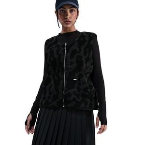 Nike Women's Sportswear High-Pile Fleece Vest -Black