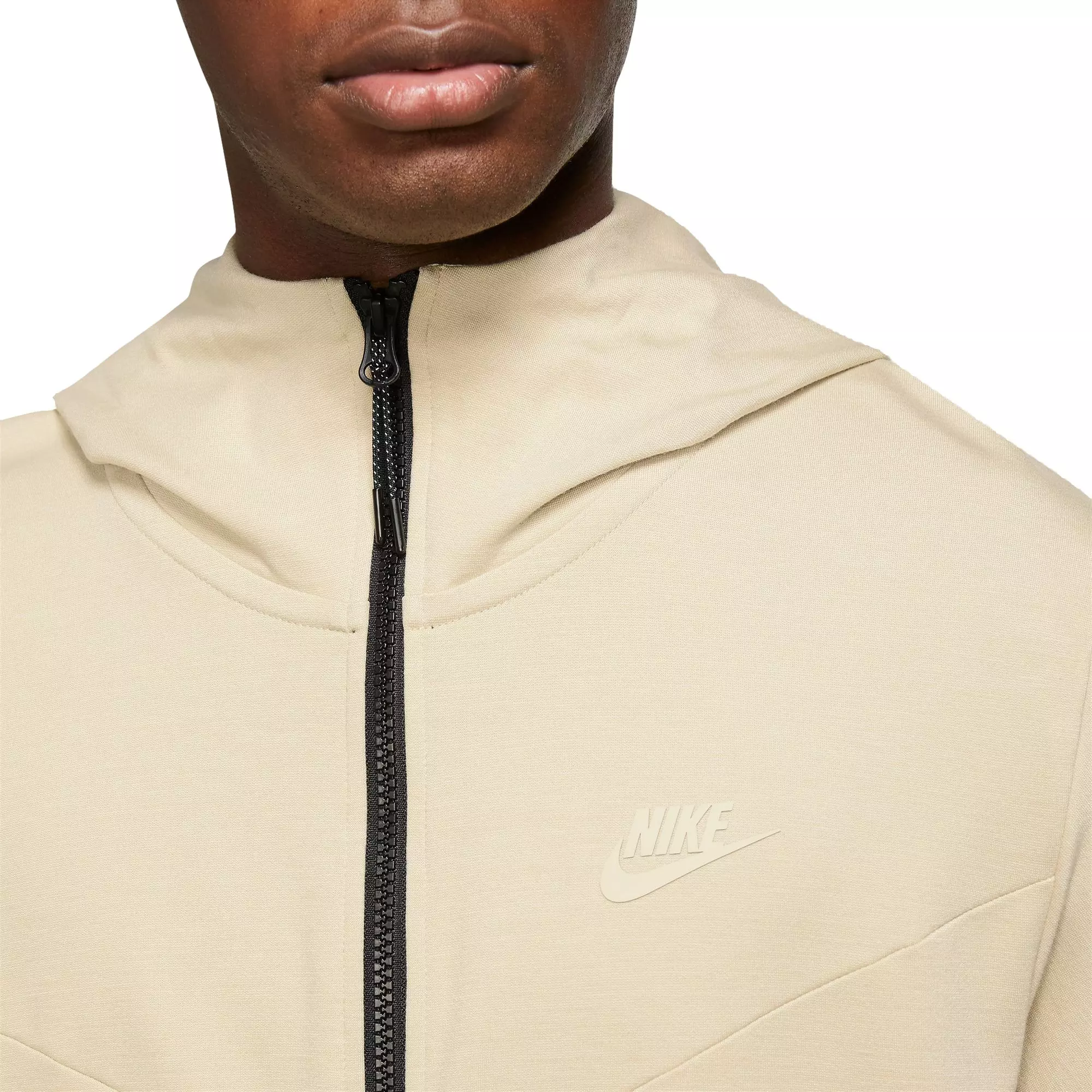 Nike Men's Tech Fleece Lightweight FZ Hooded Jacket-Yellow - YELLOW