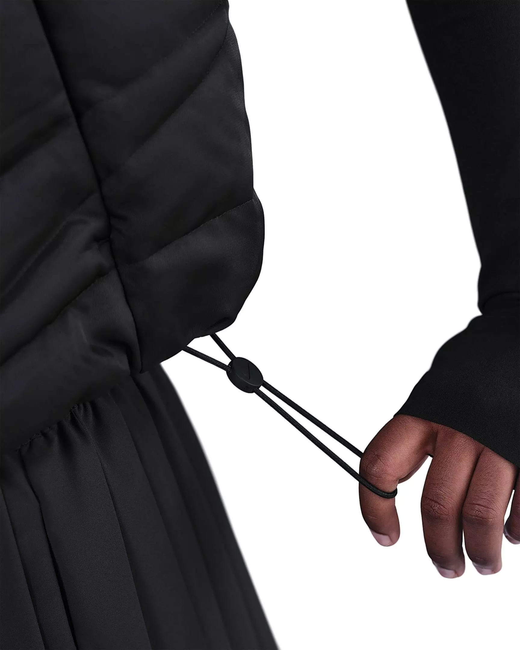 Nike Women's Sportswear Swoosh Series Oversized Down Gilet - Black - BLACK