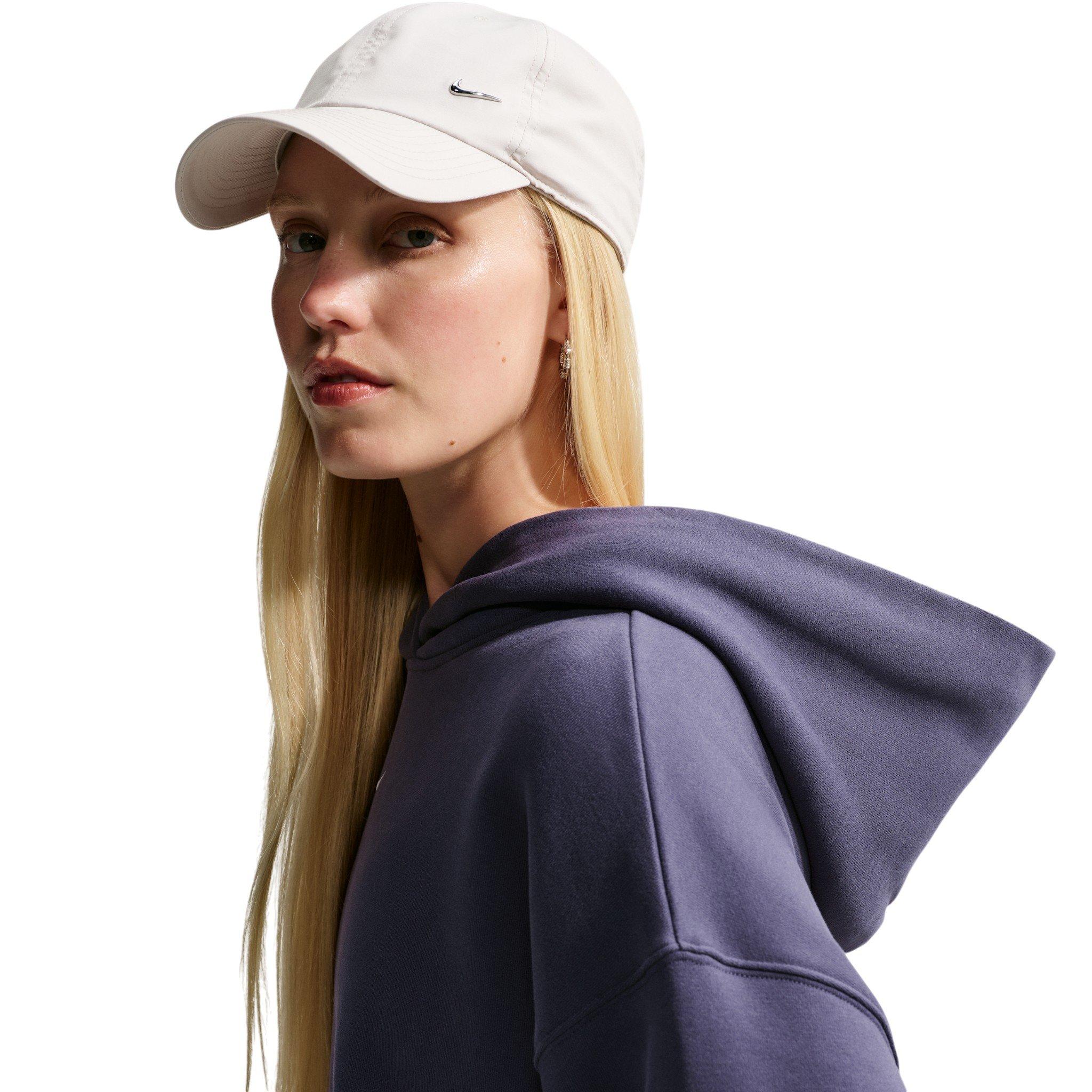 Nike Women's Studio Fleece Medium Weight Oversized Pullover Hoodie - Gridiron - GRIDIRON