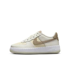 Nike Air Force 1 LV8 "Sail/Coconut Milk/White/Khaki" Grade School Boys' Shoe