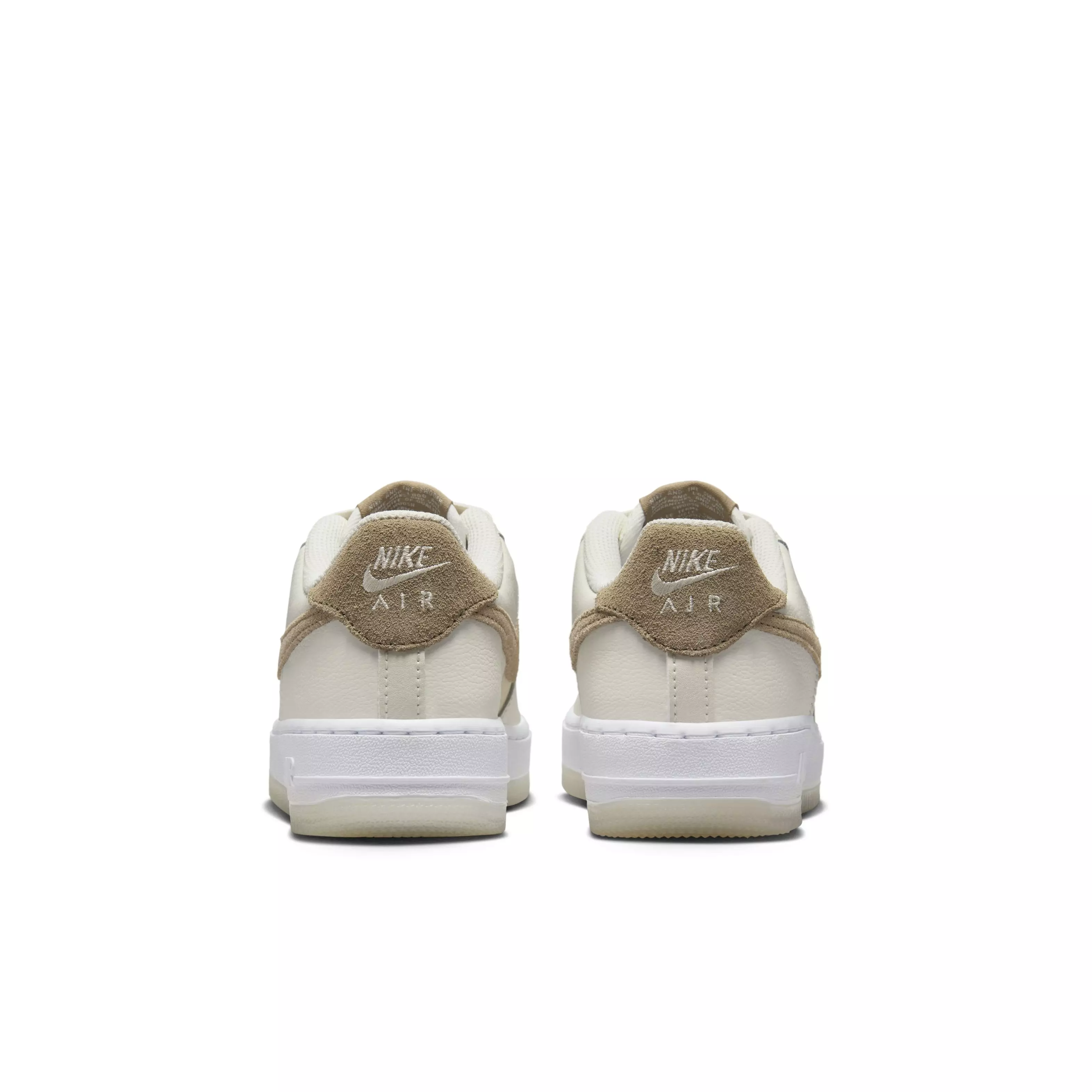 Nike Air Force 1 LV8 "Sail/Coconut Milk/White/Khaki" Grade School Boys' Shoe - SAIL/MILK/WHITE/KHAKI