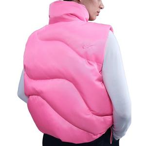 Nike Women's Sportswear Swoosh Series Oversized Down Gilet -Pink