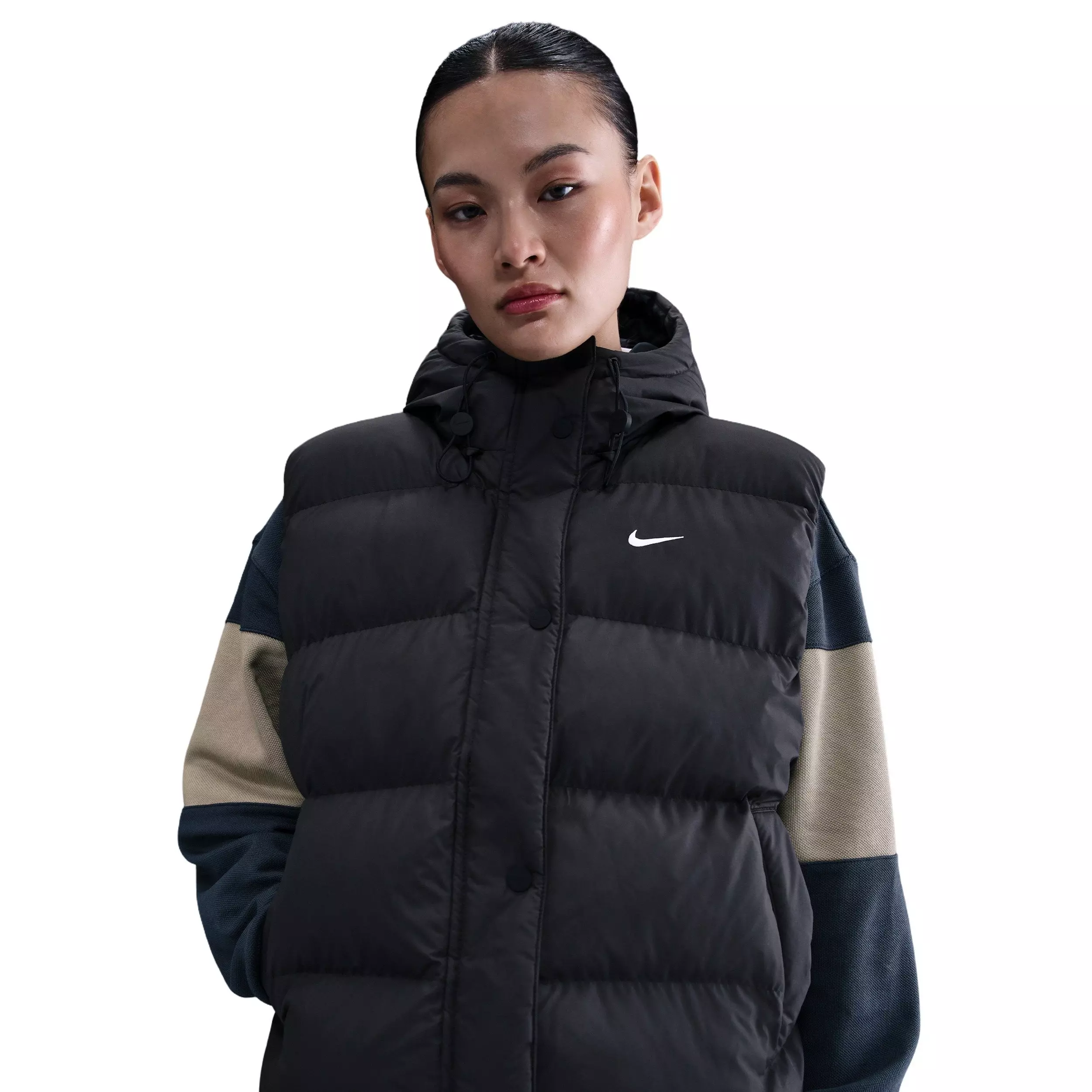 Nike Women's Sportswear Therma-FIT Vest - Black - BLACK