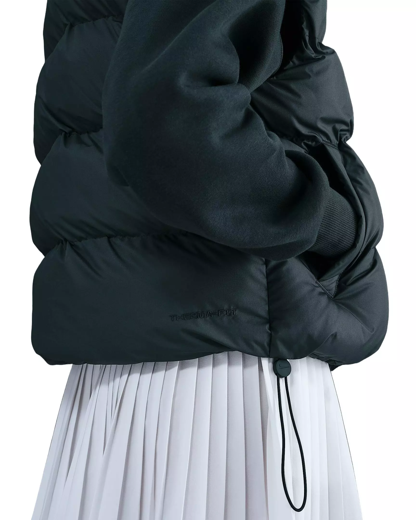 Nike Women's Sportswear Therma-FIT Vest - Seaweed Green - SEAWEED GREEN