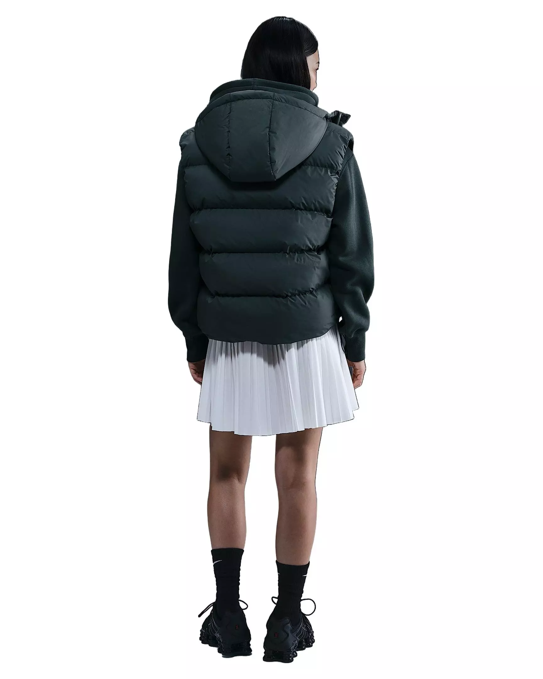 Nike Women's Sportswear Therma-FIT Vest - Seaweed Green - SEAWEED GREEN