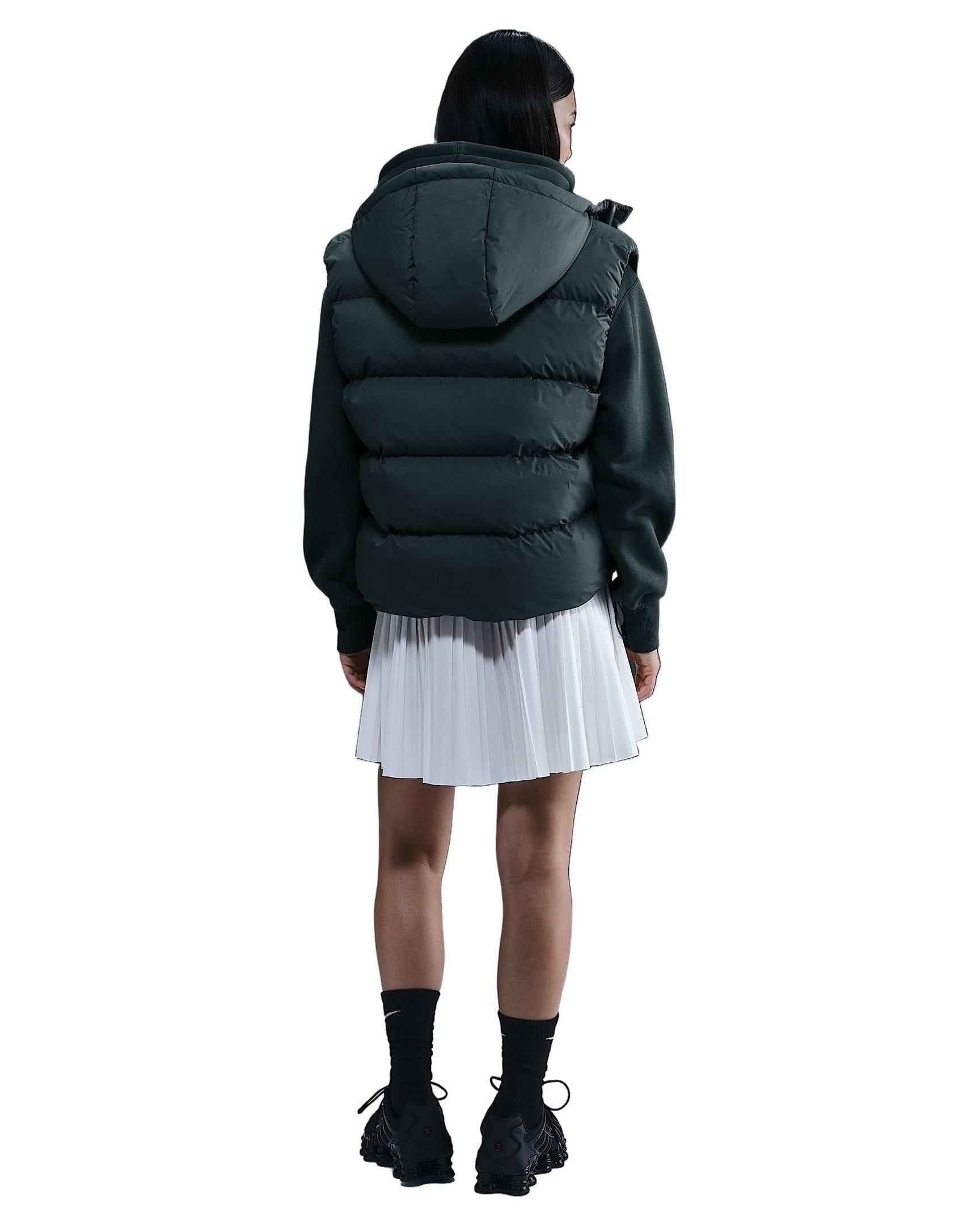 Nike Women's Sportswear Therma-FIT Vest -Seaweed Green - SEAWEED GREEN Thumbnail View 6