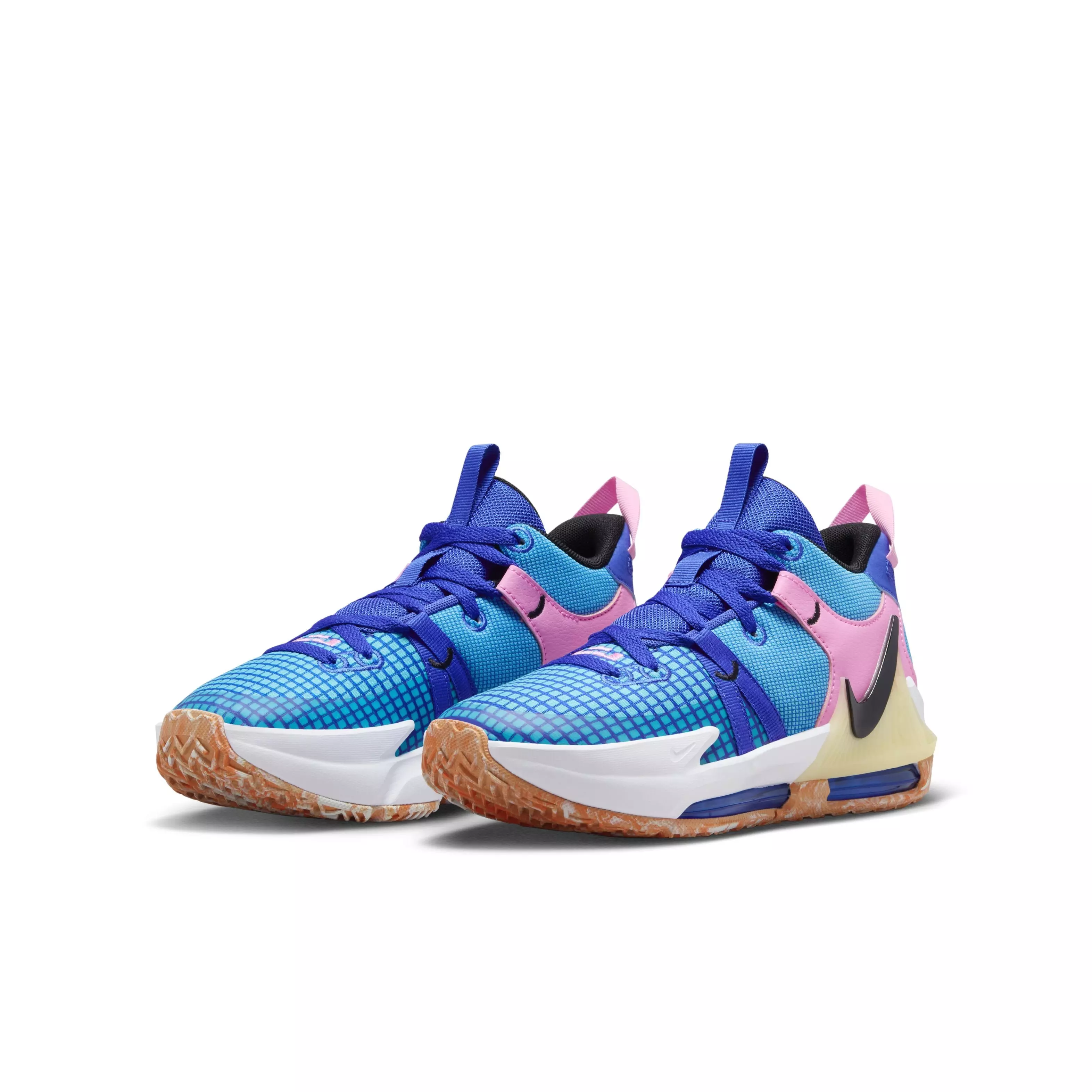 Nike LeBron Witness 7 "Hyper Royal/Blue Lightning/White/Black" Grade School Boys' Basketball Shoe - ROYAL/BLUE/WHITE/BLACK
