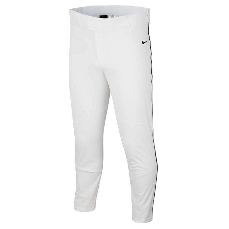 Nike Men's Vapor Select Piped Baseball Pants - WHITE Thumbnail View 1