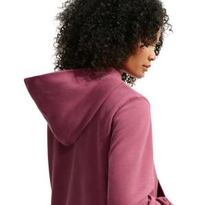 Nike Women's Studio Fleece Lightweight Pullover Hoodie - Pink - PINK