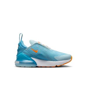 Light blue and orange nike shoes best sale