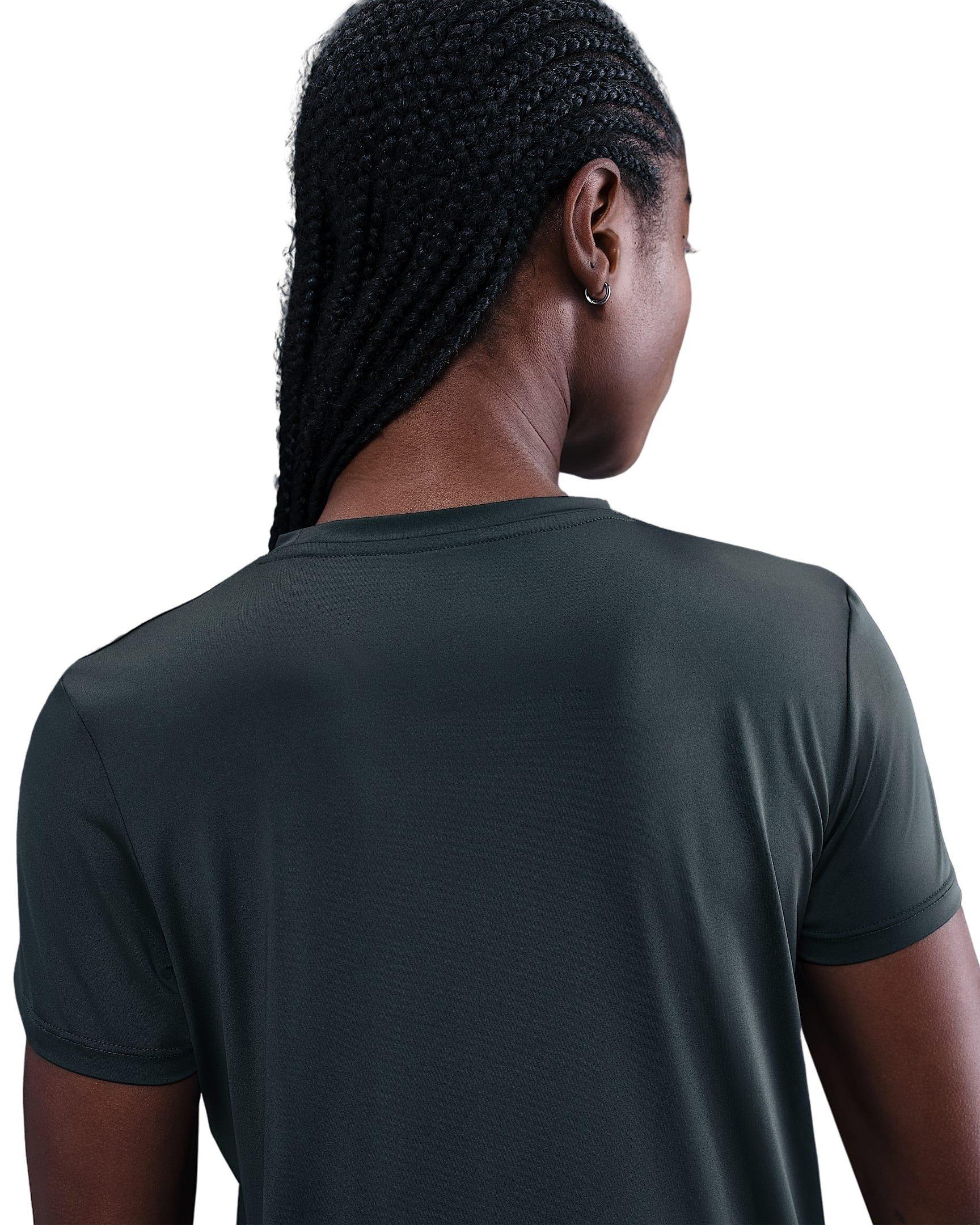 Nike One Women's Classic Dri-FIT Short-Sleeve Top -Seaweed Green - SEAWEED GREEN Thumbnail View 2