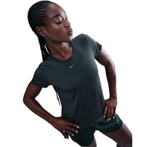 Nike One Women's Classic Dri-FIT Short-Sleeve Top -Seaweed Green
