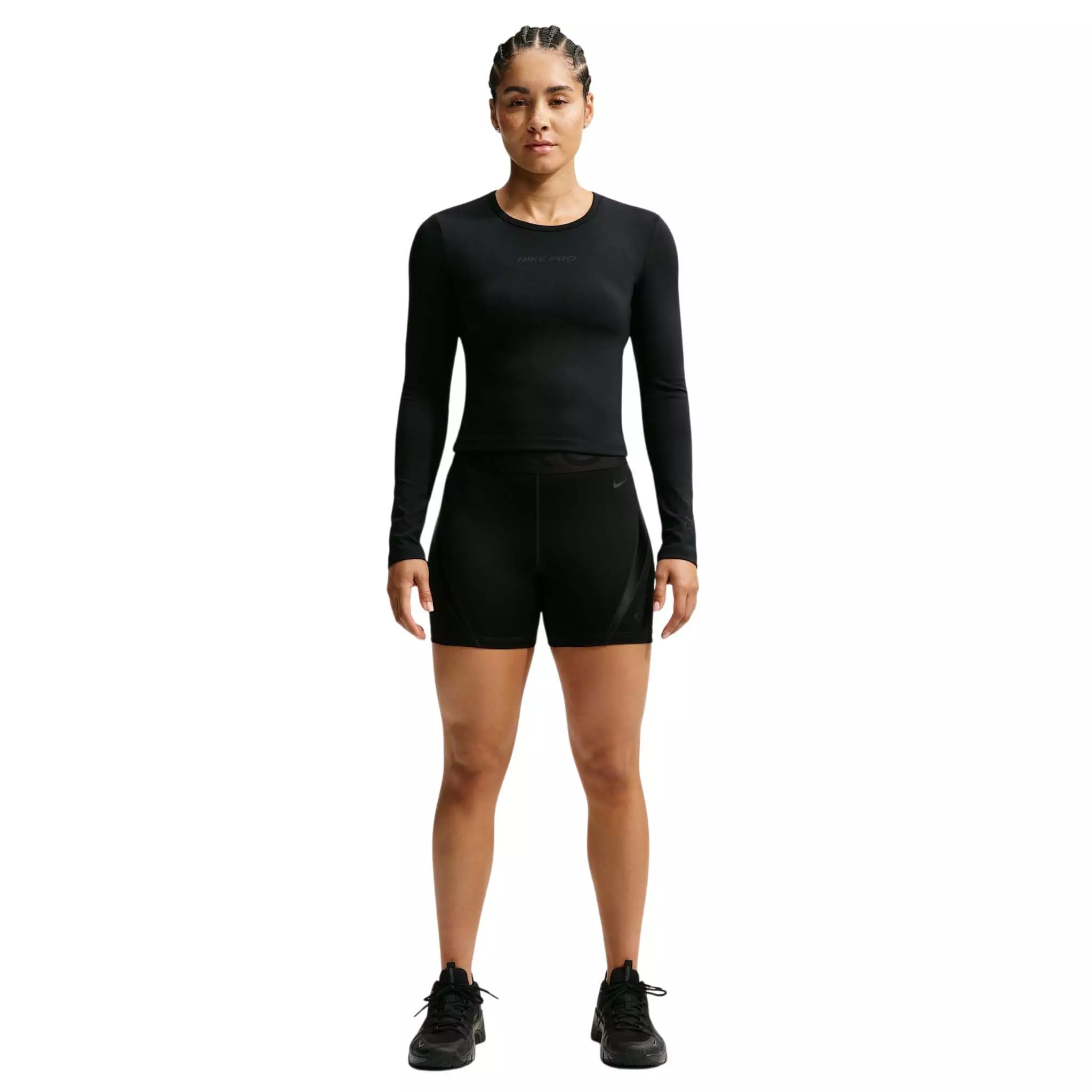 Nike Women's Pro Sculpt Dri-FIT Long Sleeve Top - Black - BLACK