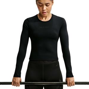 Nike Women's Pro Sculpt Dri-FIT Long Sleeve Top - Black - BLACK