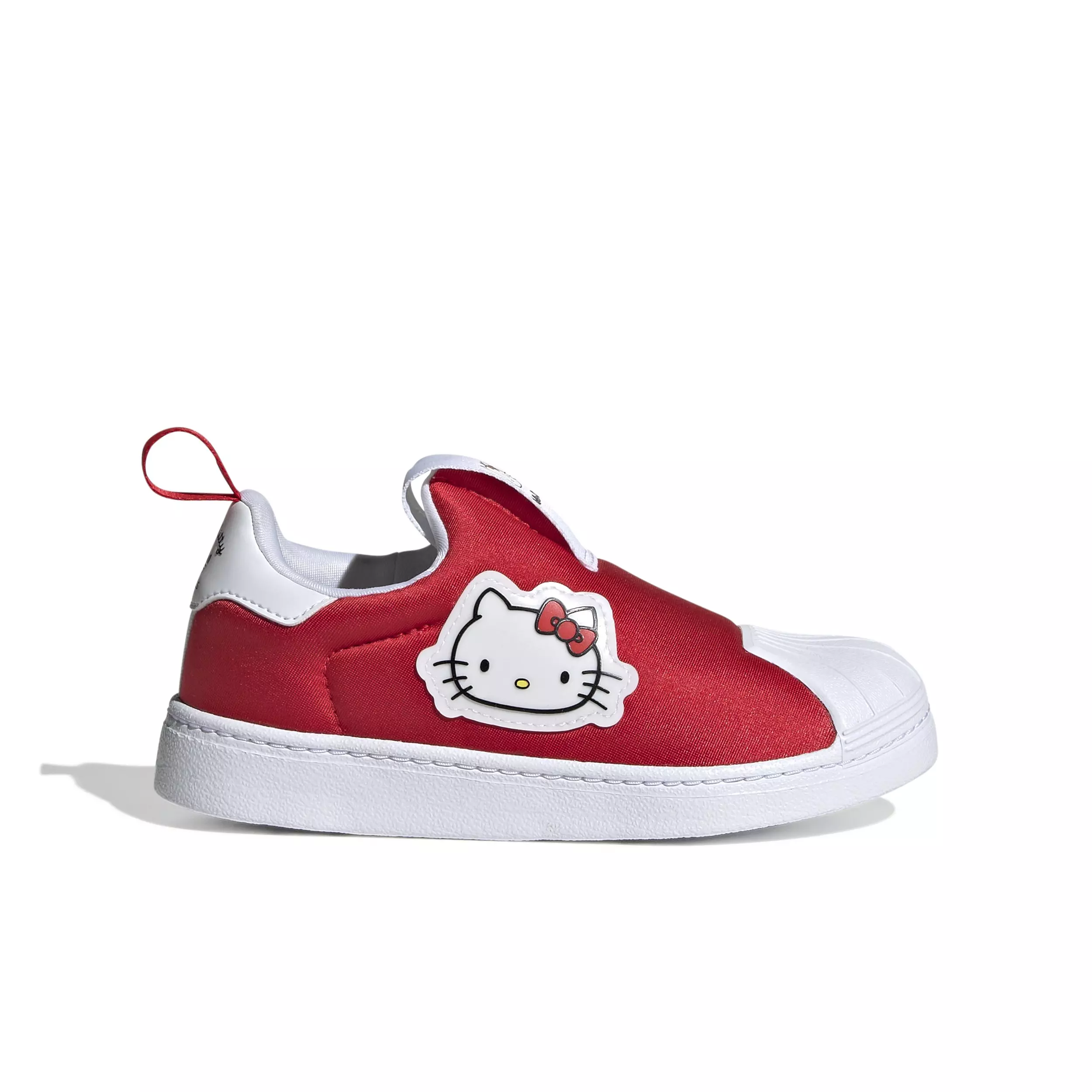 adidas Originals Hello Kitty Superstar 360 "Vivid Red/Ftwr White/Core Black" Preschool Girls' Shoe - RED/WHITE/BLACK