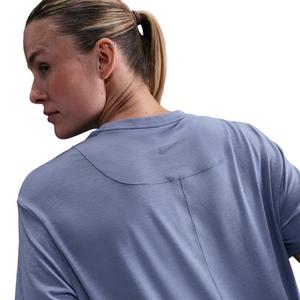 Nike One Women's Relaxed Dri-FIT Short-Sleeve Top -Indigo